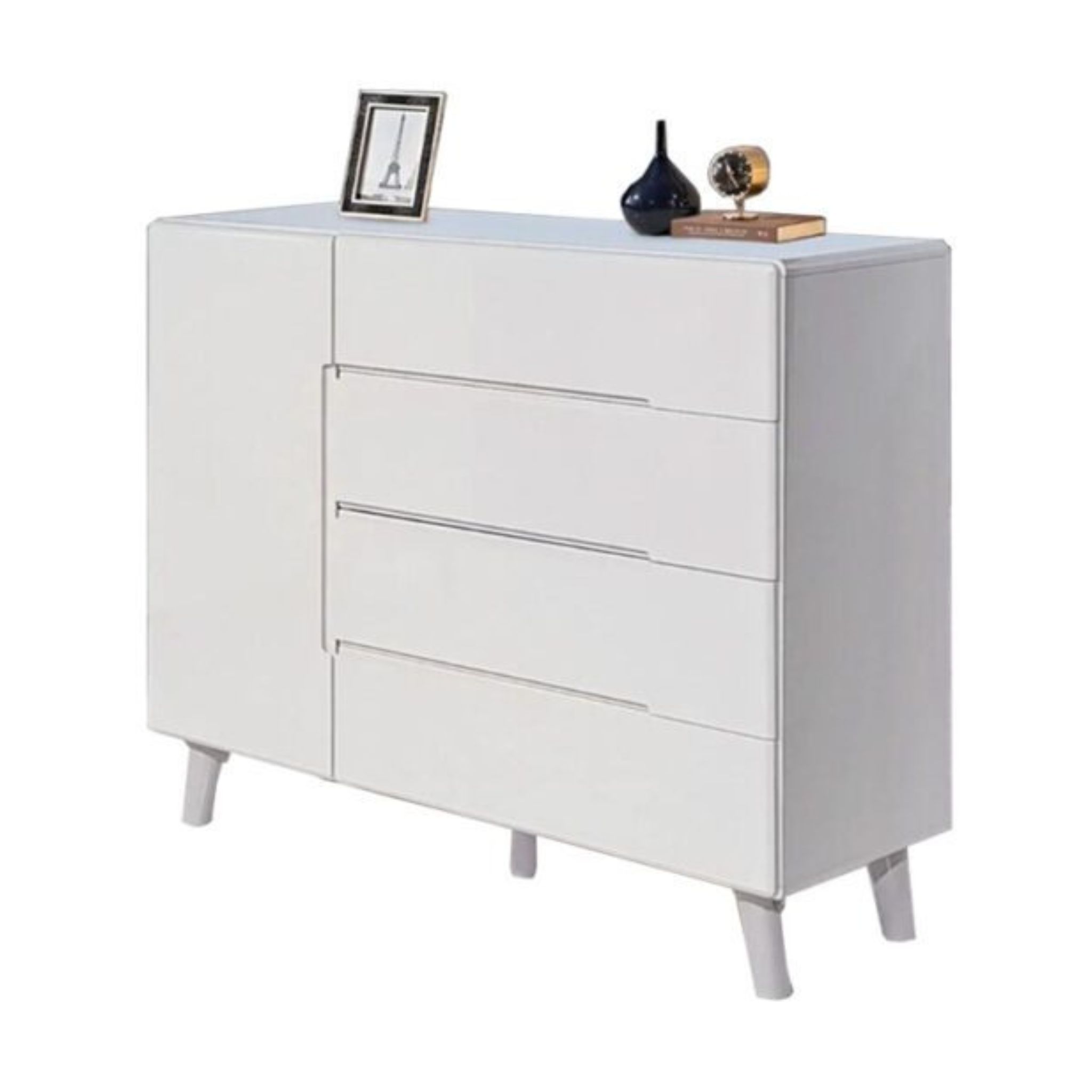 3.8ft Whitey Console Cabinet Taman Bukit Jalil Bandar Tun Razak Puchong