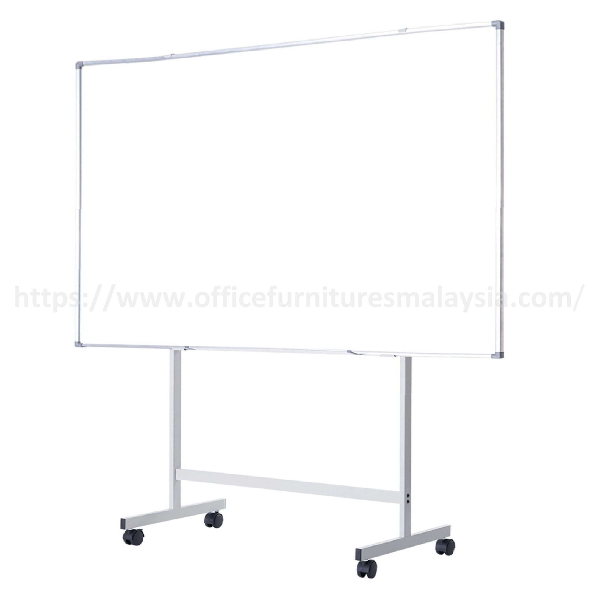 4 ft x 8 ft Single Side Non-Magnetic HPL White Board With Mobile Stand Shah Alam Puncak Alam bangi