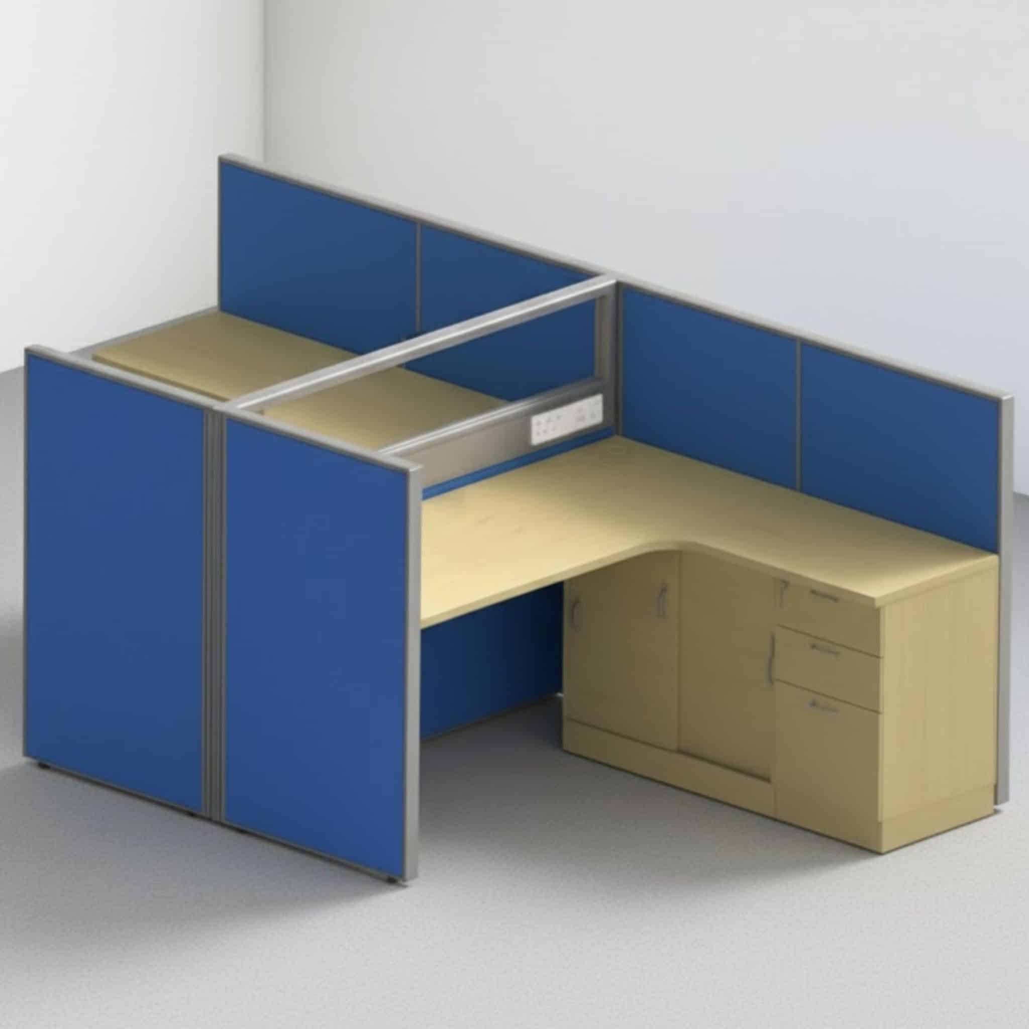 5 ft Metta Modern 2 Seater Workstation Ipoh Bangi Bangsar