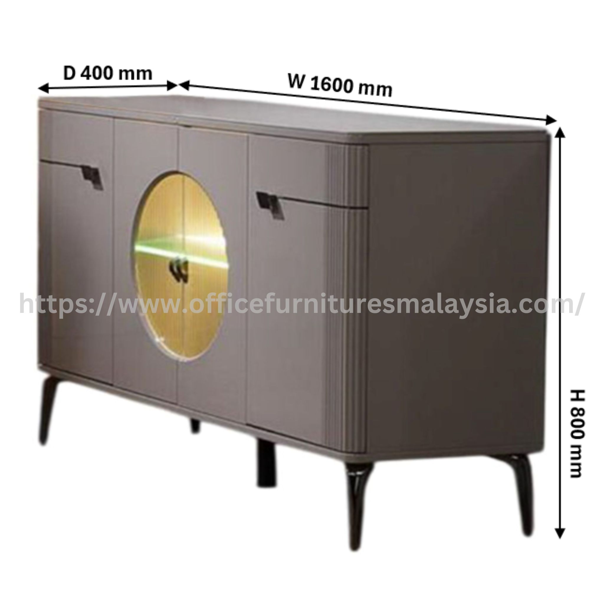 5.33ft Arno Console Cabinet Kelana Jaya Perak Seremban