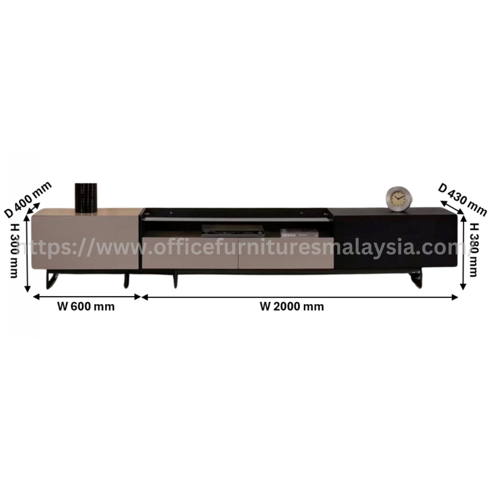 6.66ft Richy TV Cabinet Bandar Utama Bukit Jalil Bukit Tinggi