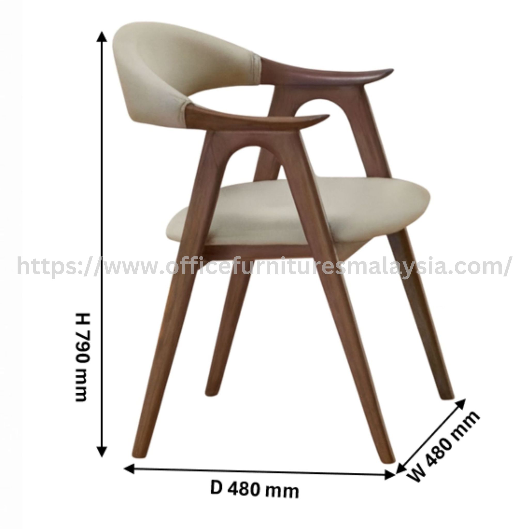 Ottilie White Dining Chair Kota Kemuning Sungai Buloh Taman Melawati