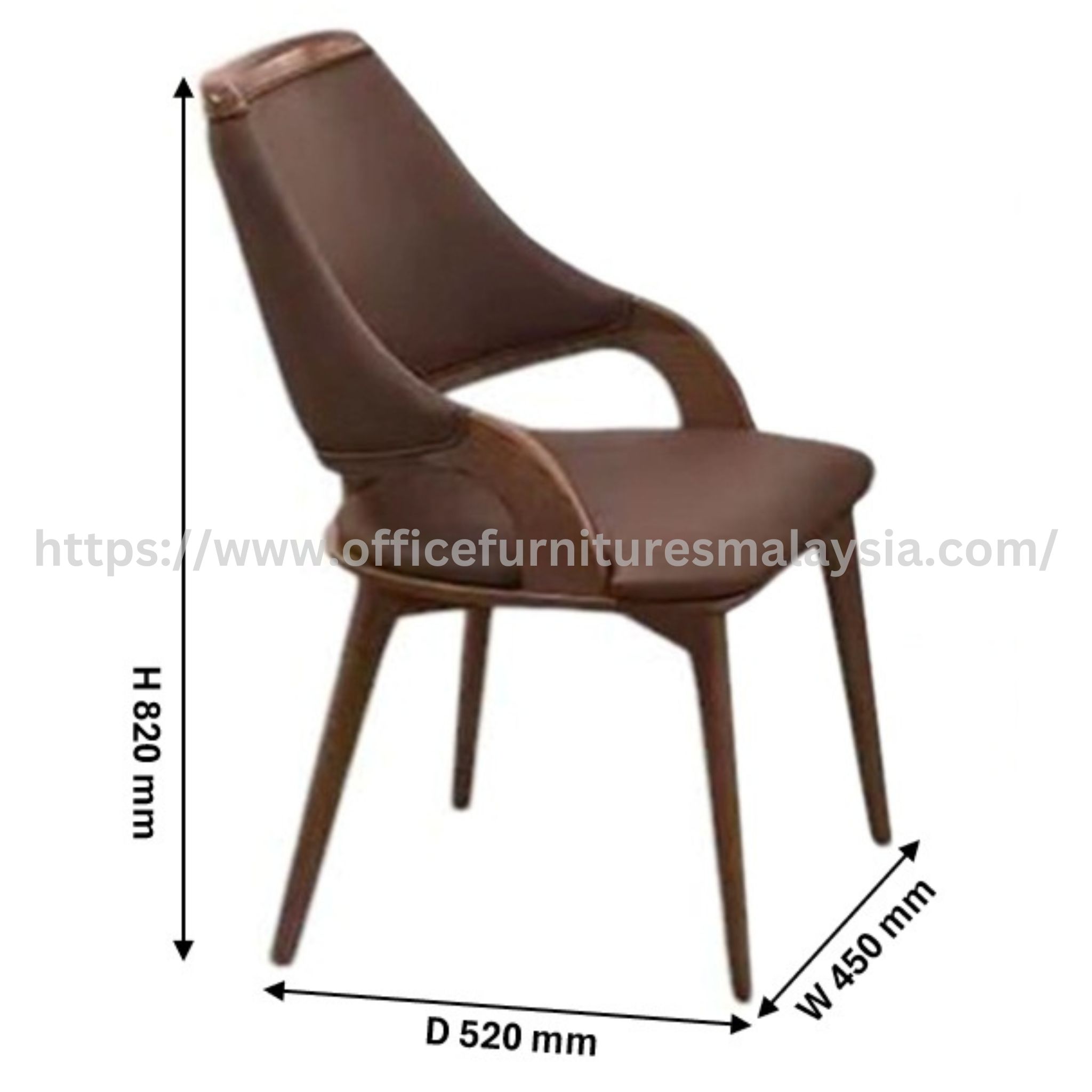 Talitha Brown Dining Chair Bandar Kinrara Taman Equine Taman Connaught