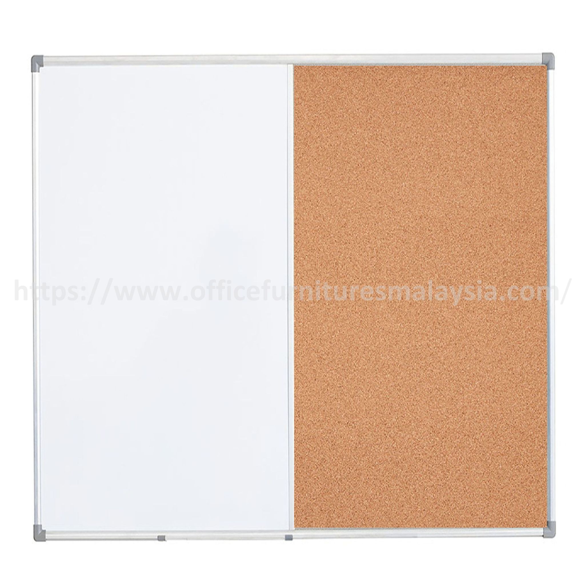 4 ft x 4 ft Aluminium Dual Cork - White Board Selayang Kuala Lumpur Wangsa Maju Shah Alam Serdang