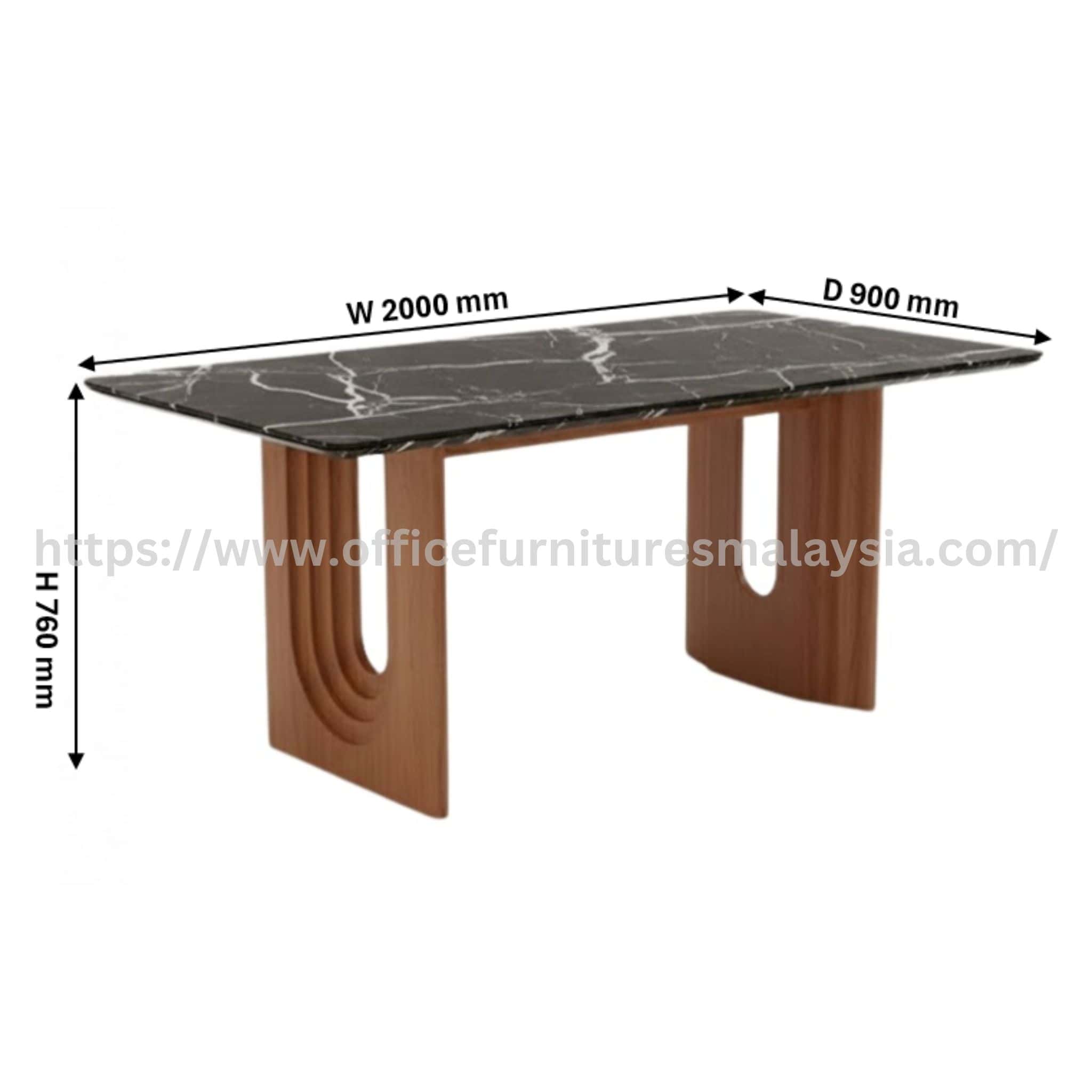 6.7ft Talitha Crystal Dining Table Cheras Senawang Kelana Jaya
