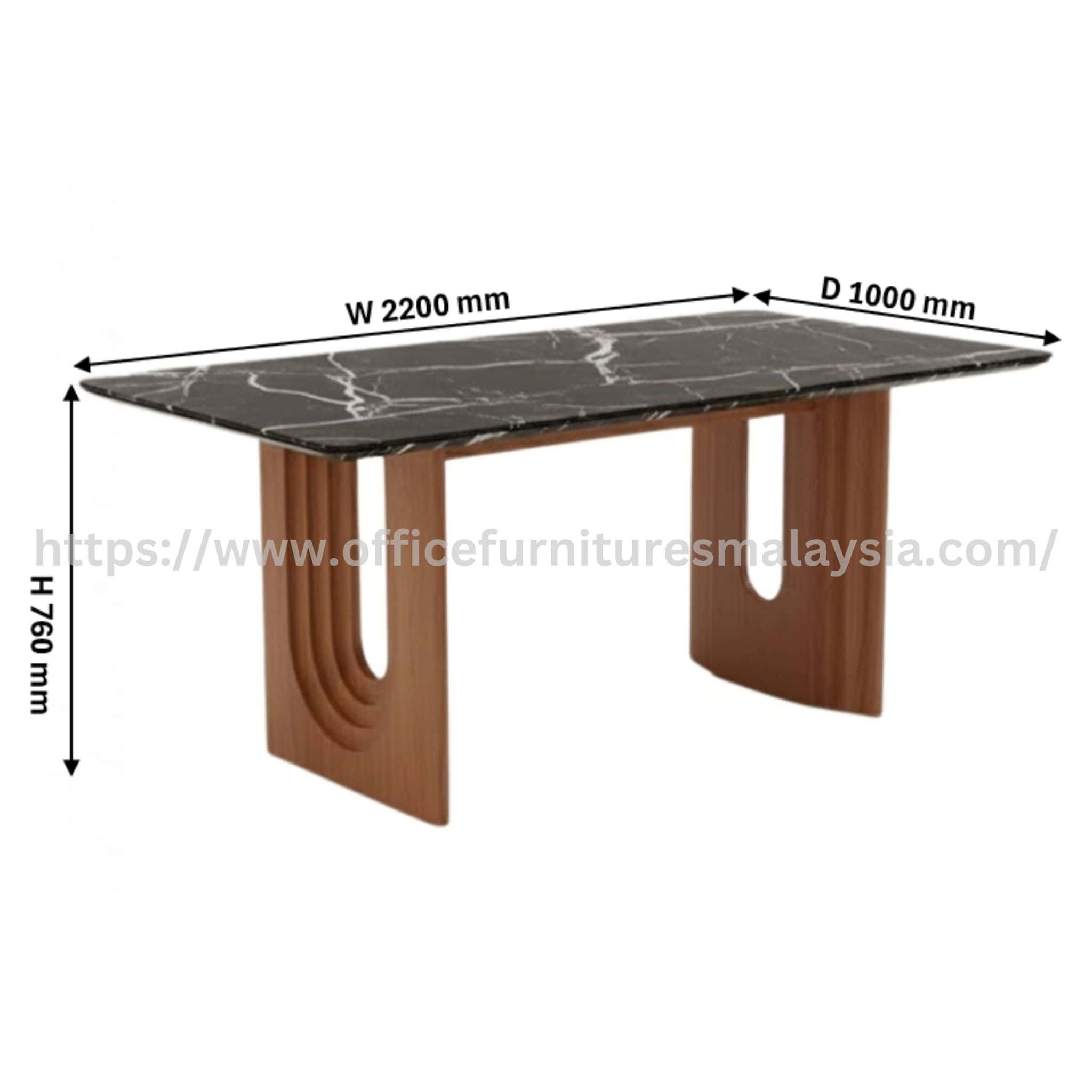 7.33ft Talitha Crystal Dining Table Bukit Aman Bukit Raja Bukit Tinggi