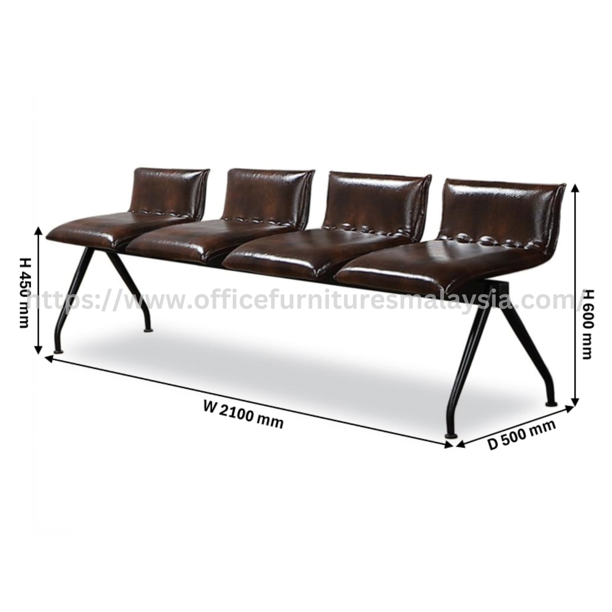 Asher Bench Chair 4 Seater Bandar Mahkota Cheras Seksyen 16 Nilai