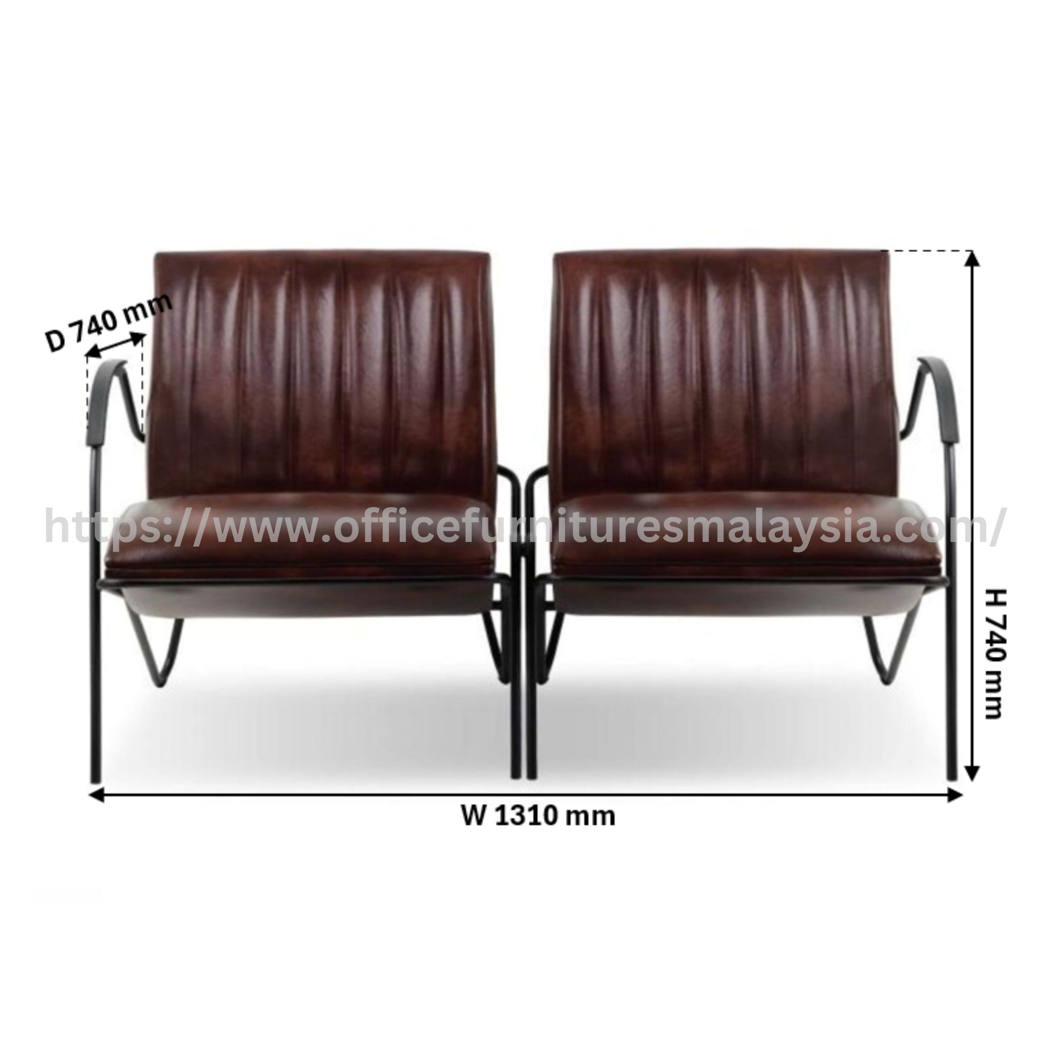 Elodie Executive Link Chair 2 Seater Kota Kemuning Bukit Rimau Bukit Naga