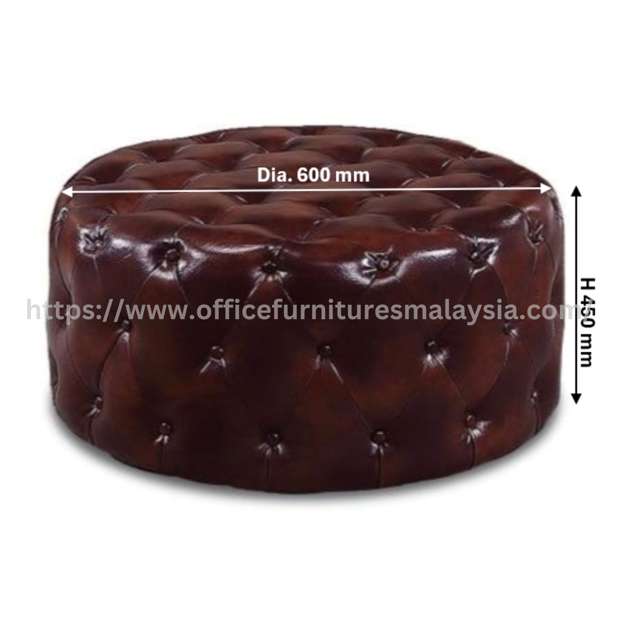 Hazel Round Stool Cheras Perak Melaka
