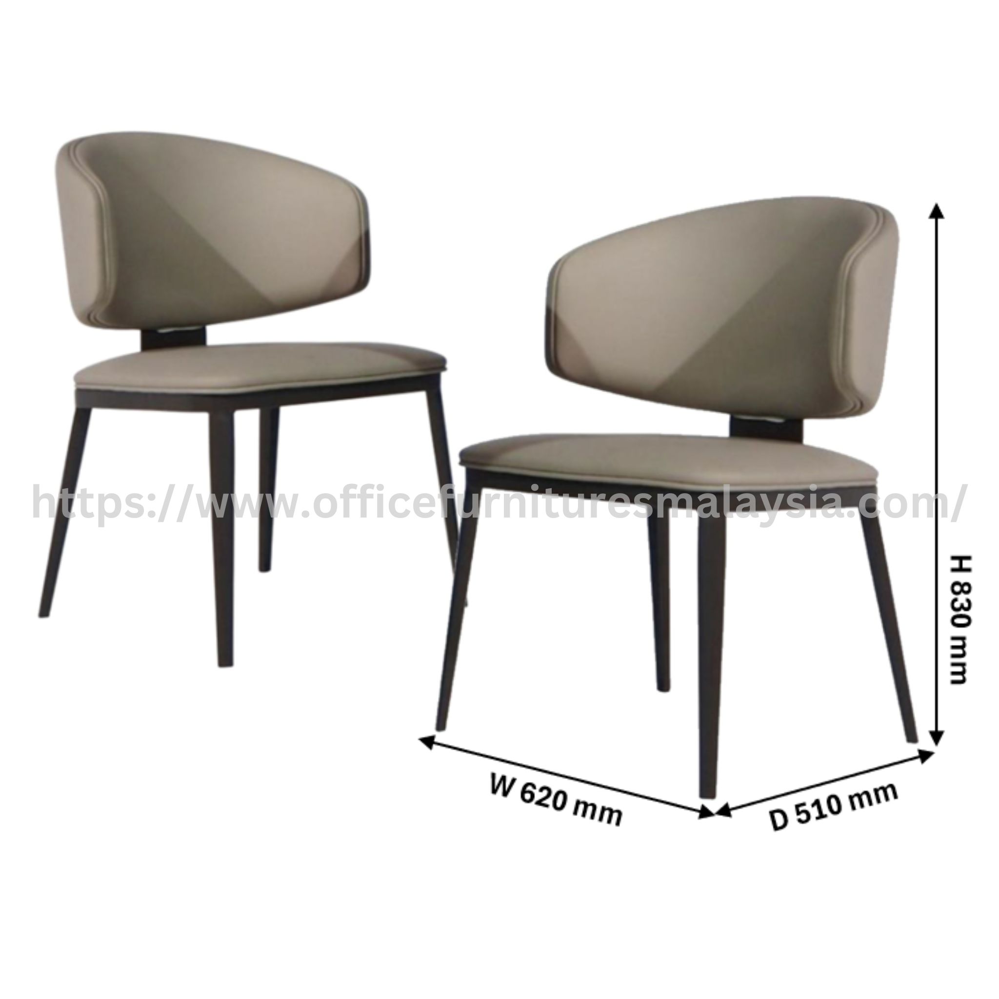 Lyra Modern Dining Chair Damansara Kim Putra Height Taman Connaught