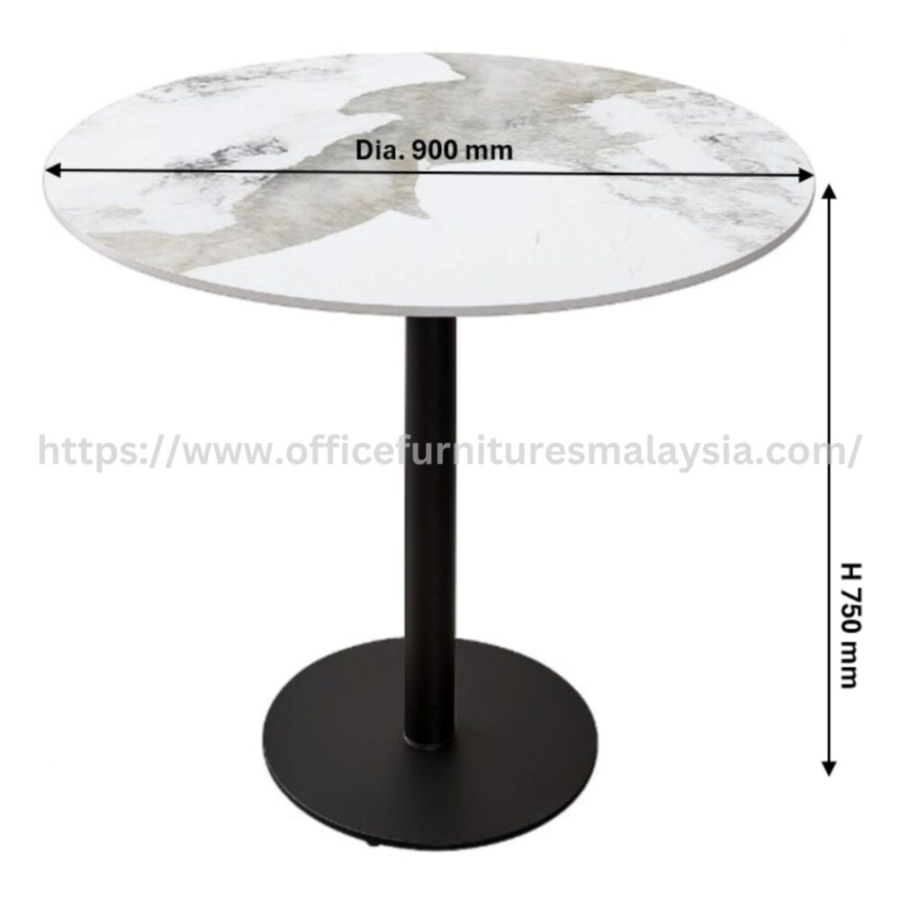 Table Cafe Depth 3 ft Bound Round Cafe Table OFBJ13144 | Office Furnitures Malaysia