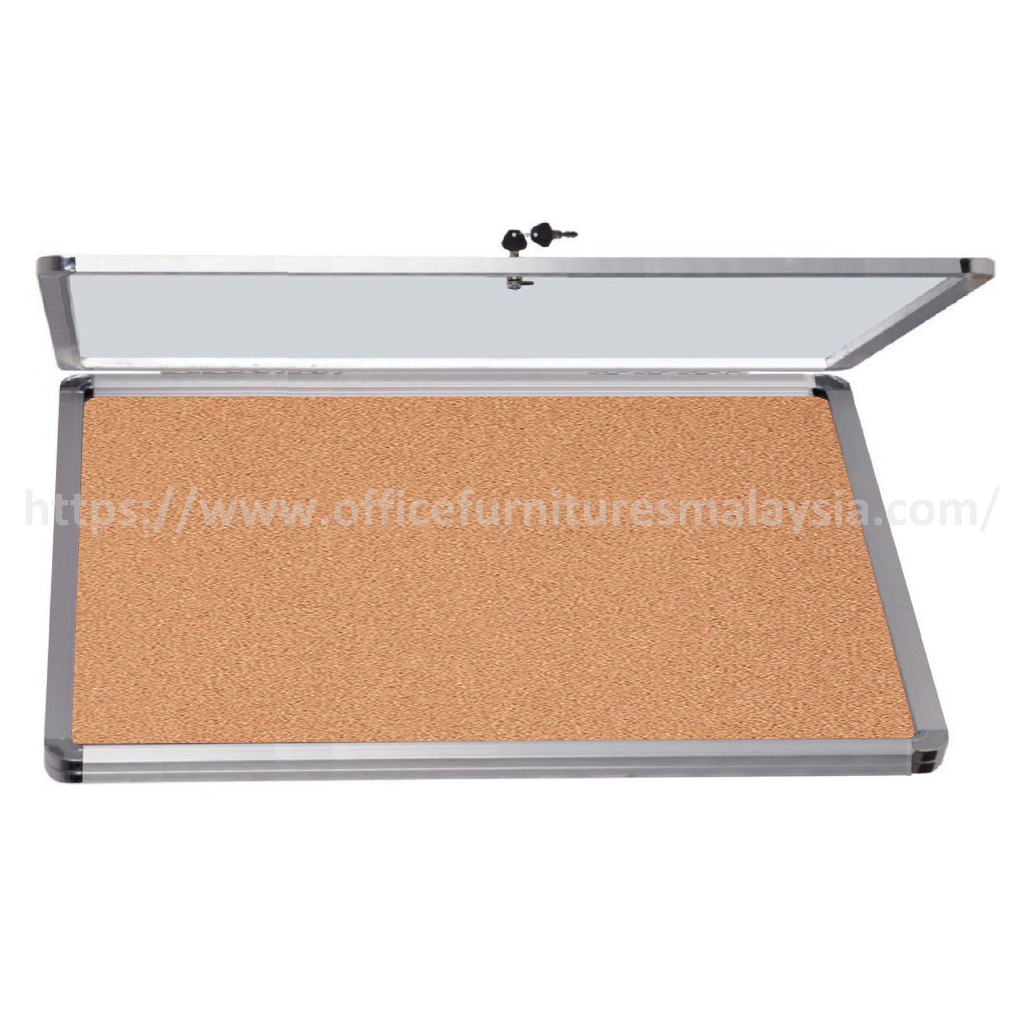 3 ft x 5 ft Display Case Notice Cork Board Puchong Subang Jaya Klang Nilai