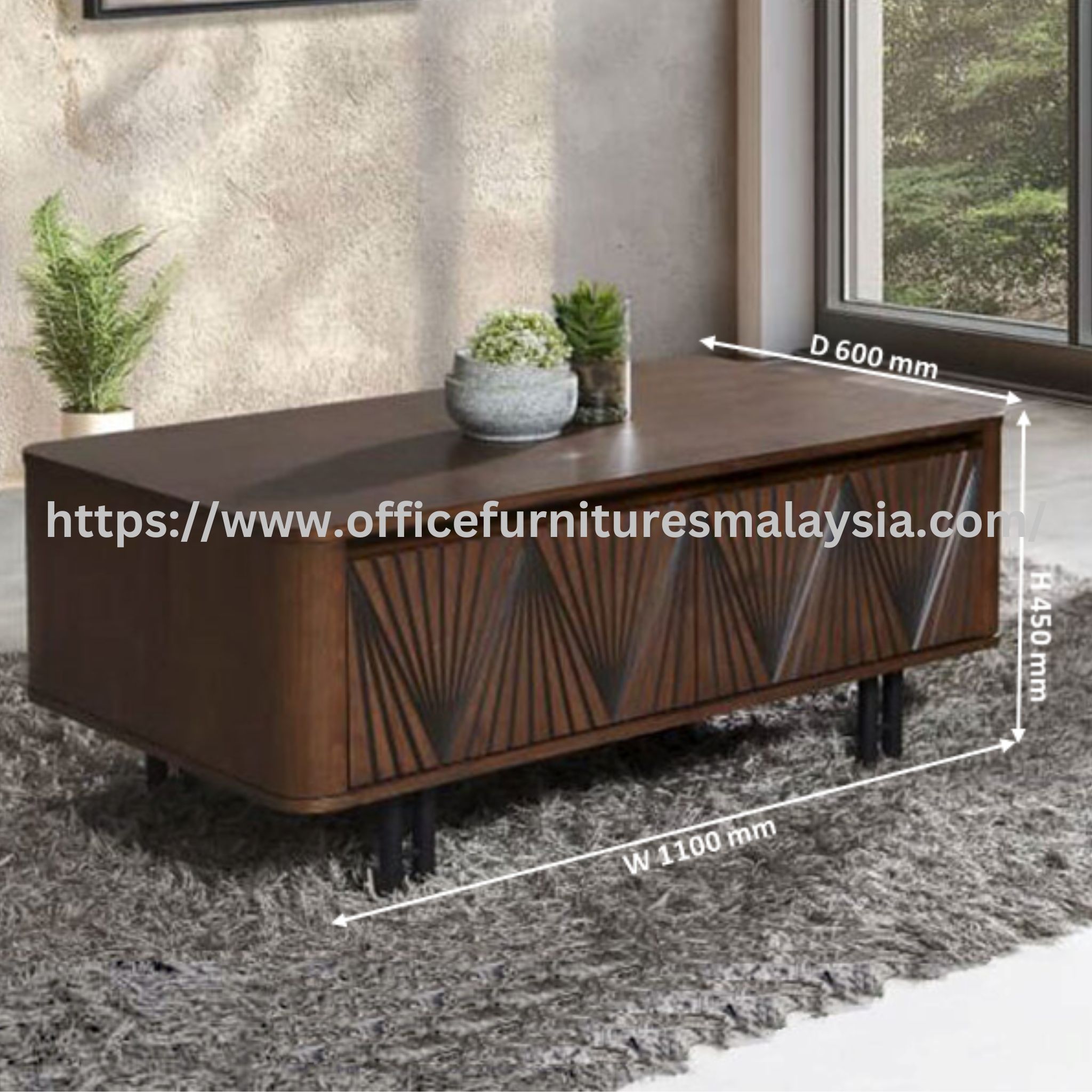 3.67ft Camilla Coffee Table Tumpat Bachok Panji