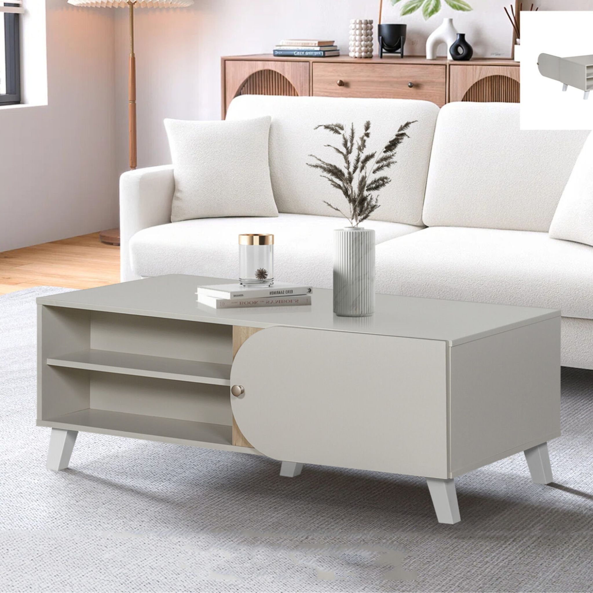 3.98ft Brielle Coffee Table Muar Labis Pontian