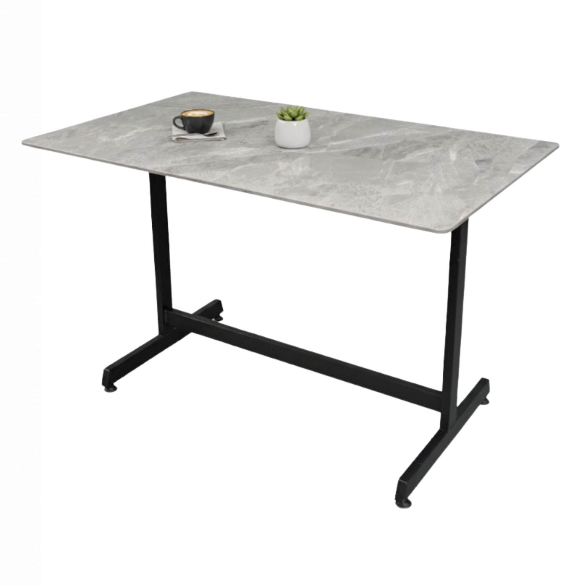 4 ft Luxury Stone Restaurant Table Bukit Raja Taman Setiawangsa Gombak