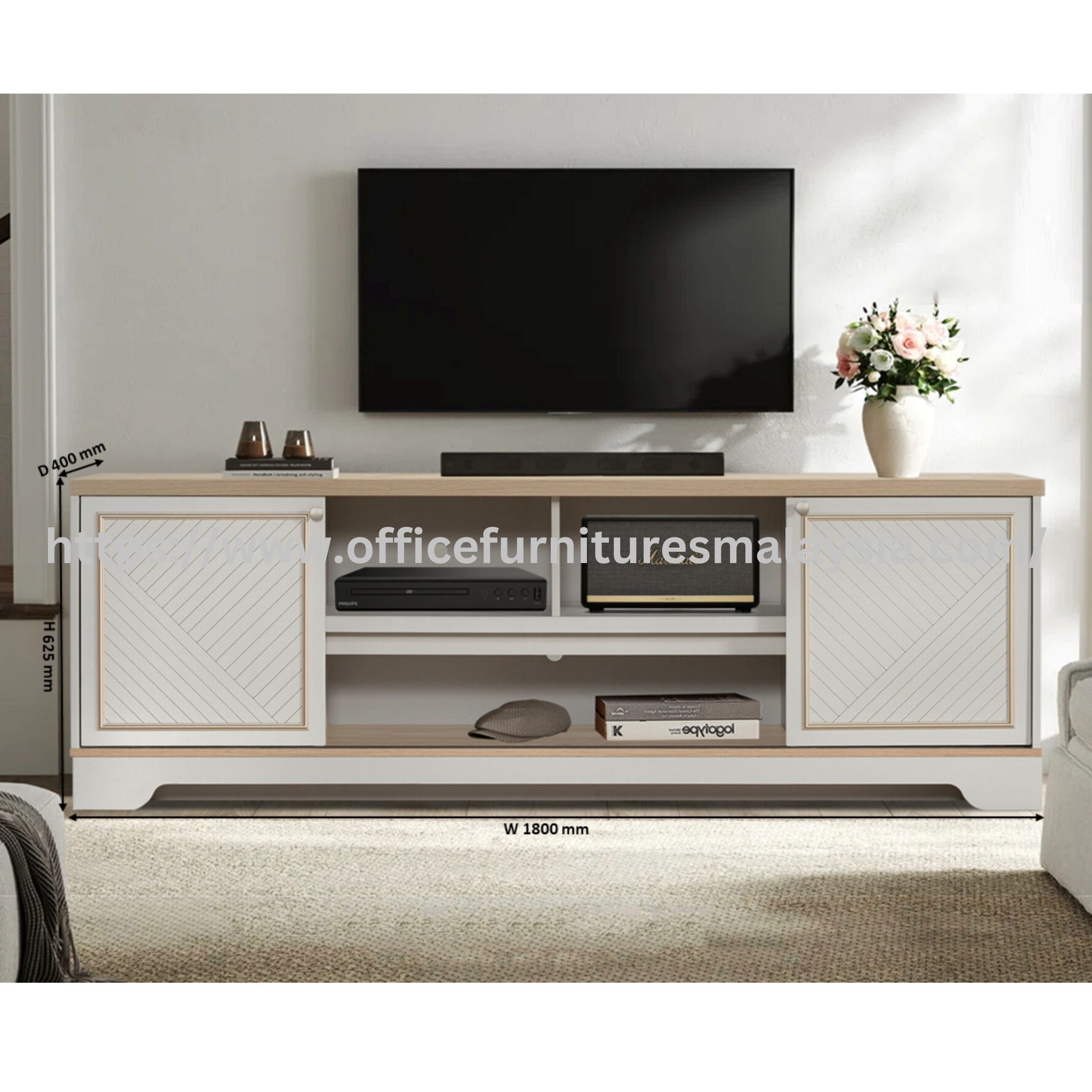 6 ft Estelle TV Cabinet Brickfields Bachok Besut