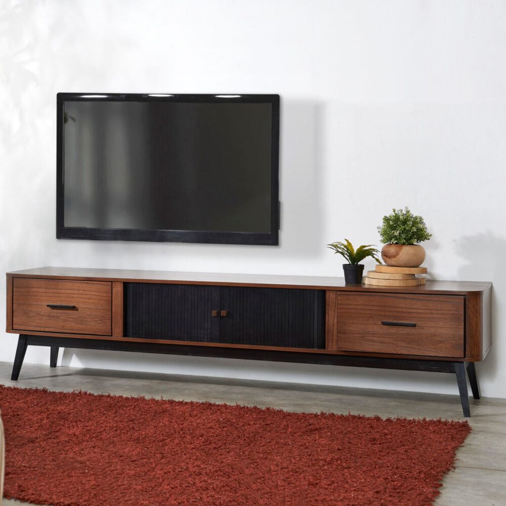 7 ft Cleo TV Cabinet Meru Muar Klang