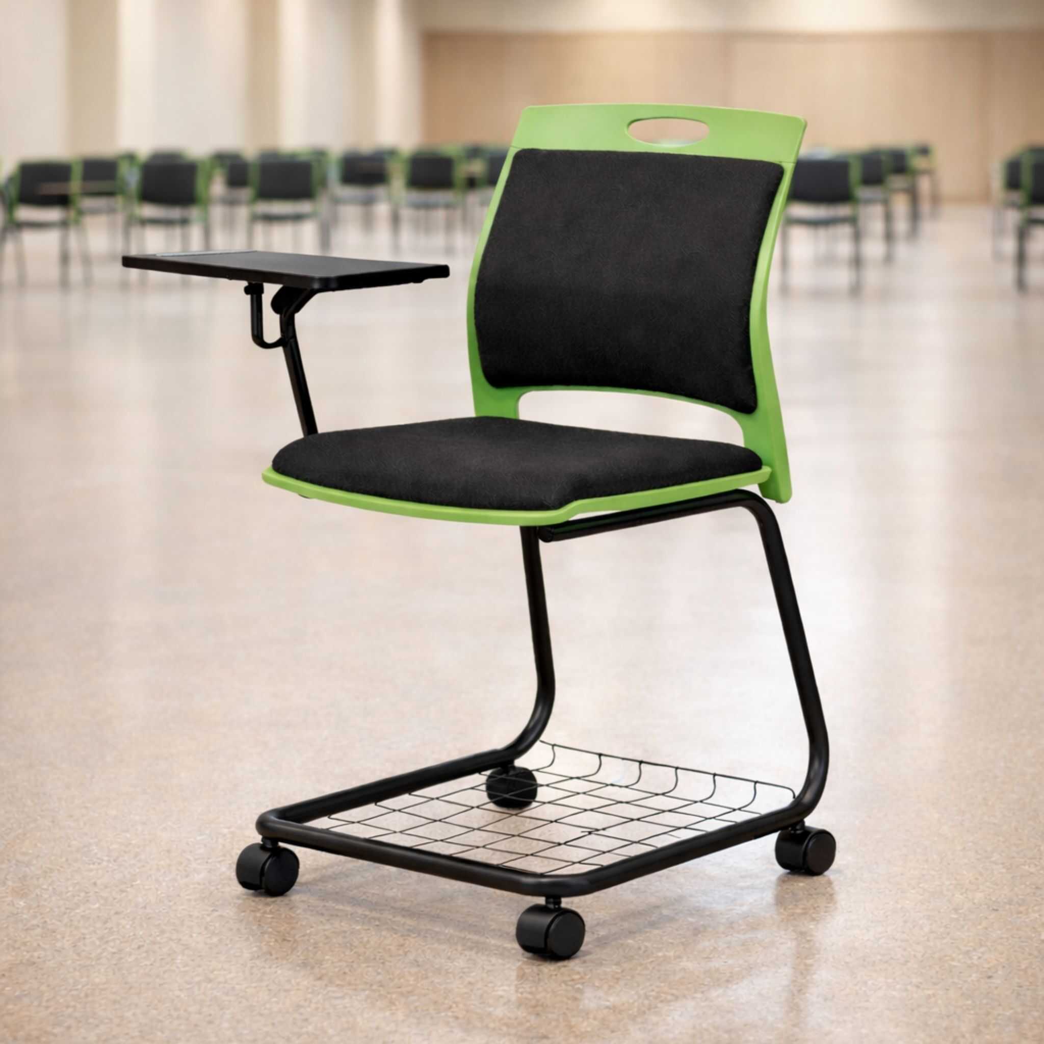 Cushion Mobile Study Chair with Writing Tablet Taman Melawati USJ Putra Heights