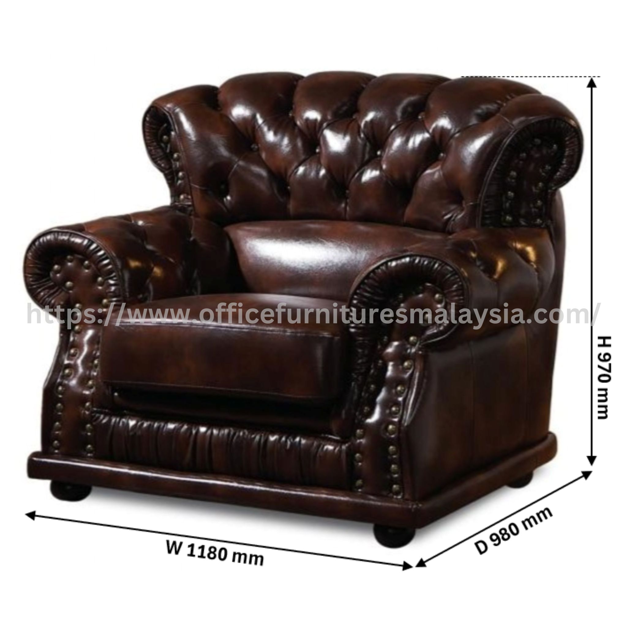 Emery Single Seater Sofa Seri Kembangan Cyberjaya Puchong