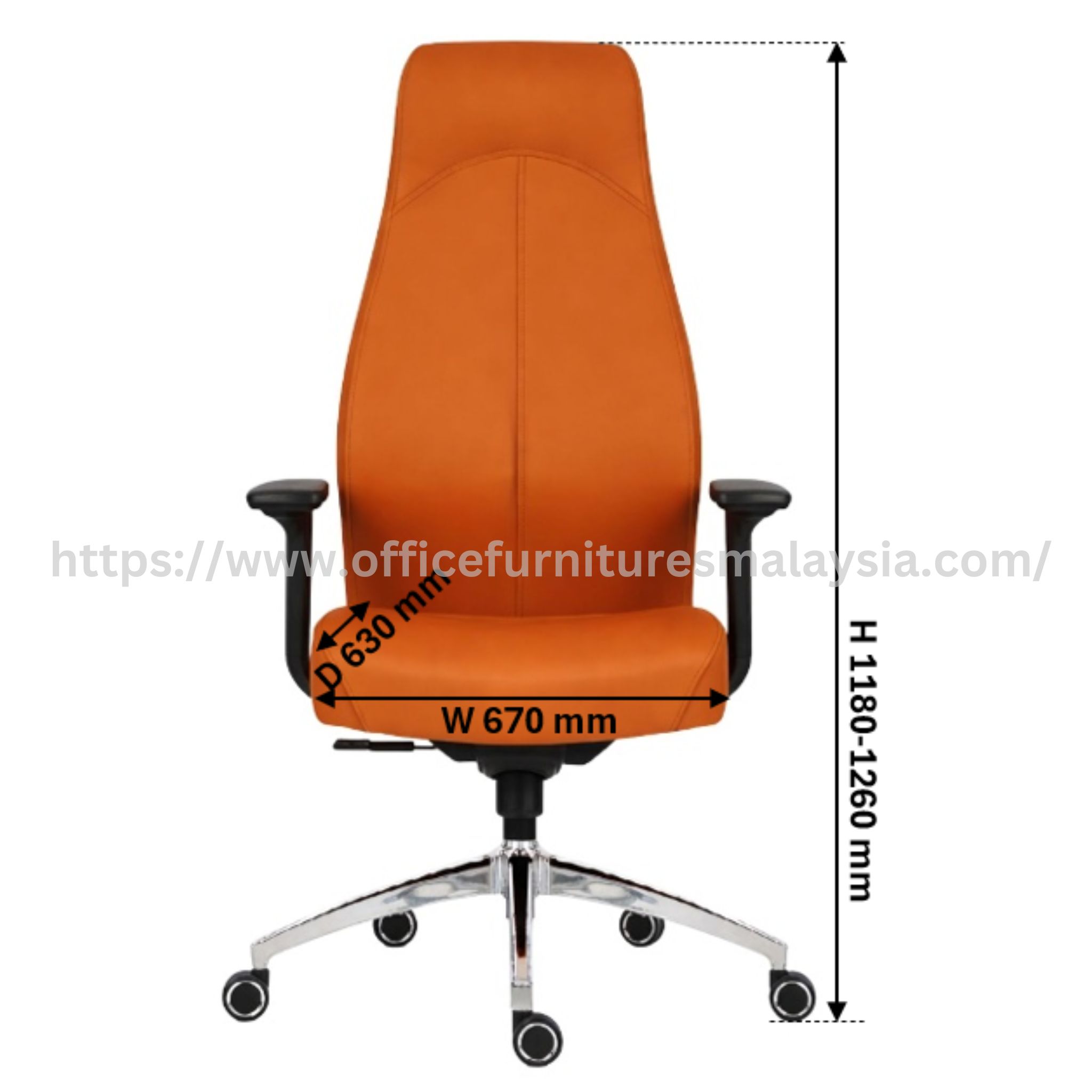 Orla Director Highback Chair USJ Bukit Antarabangsa Taman Muda