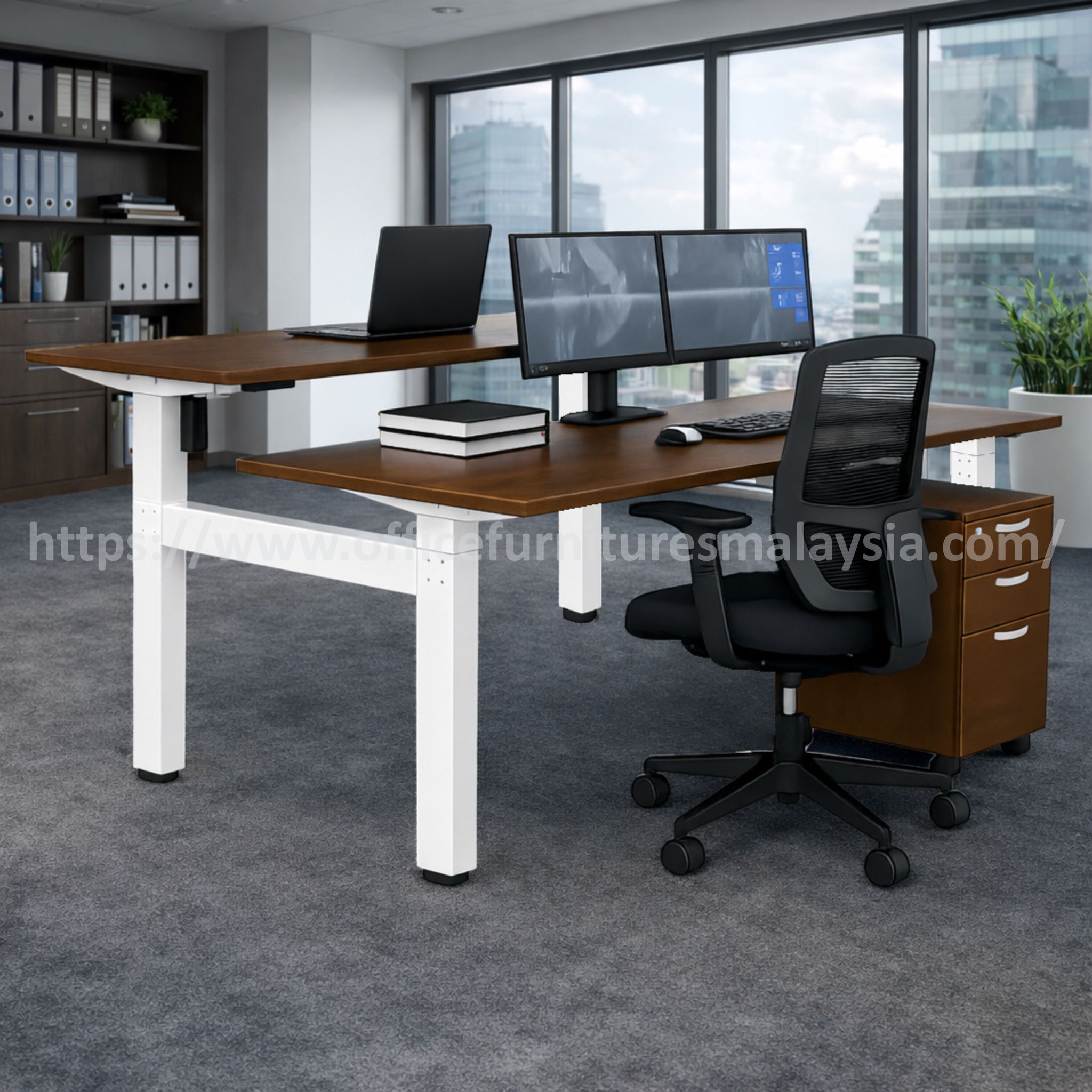 4 ft Height Adjustable 2-Seater Training Table Kuala Lumpur Nilai Negeri Sembilan