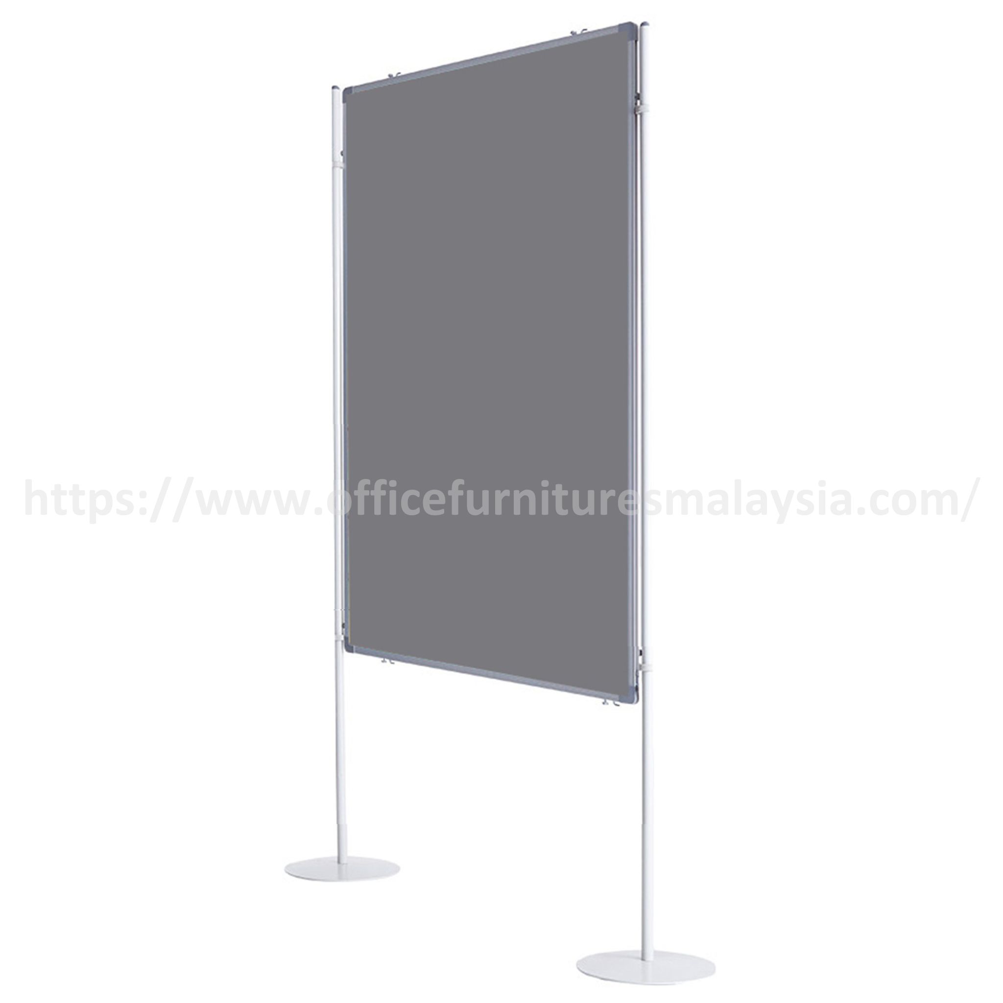 4 ft x 5 ft Adjustable Vertical Double-Sided Single Display Panel with Stand Bandar Sunway Selangor Selayang