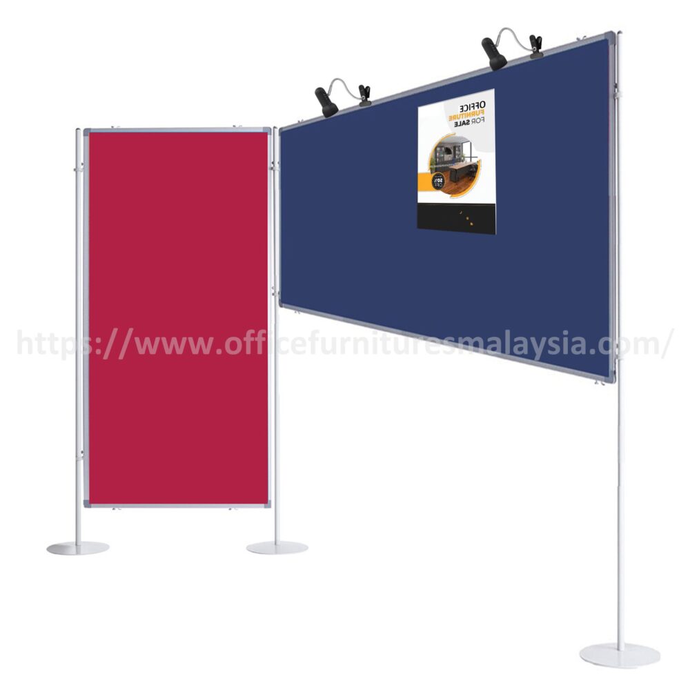 4 ft x 6 ft DualAdjust Round Base Display Panel Ara Damansara Puchong Bandar Sunway