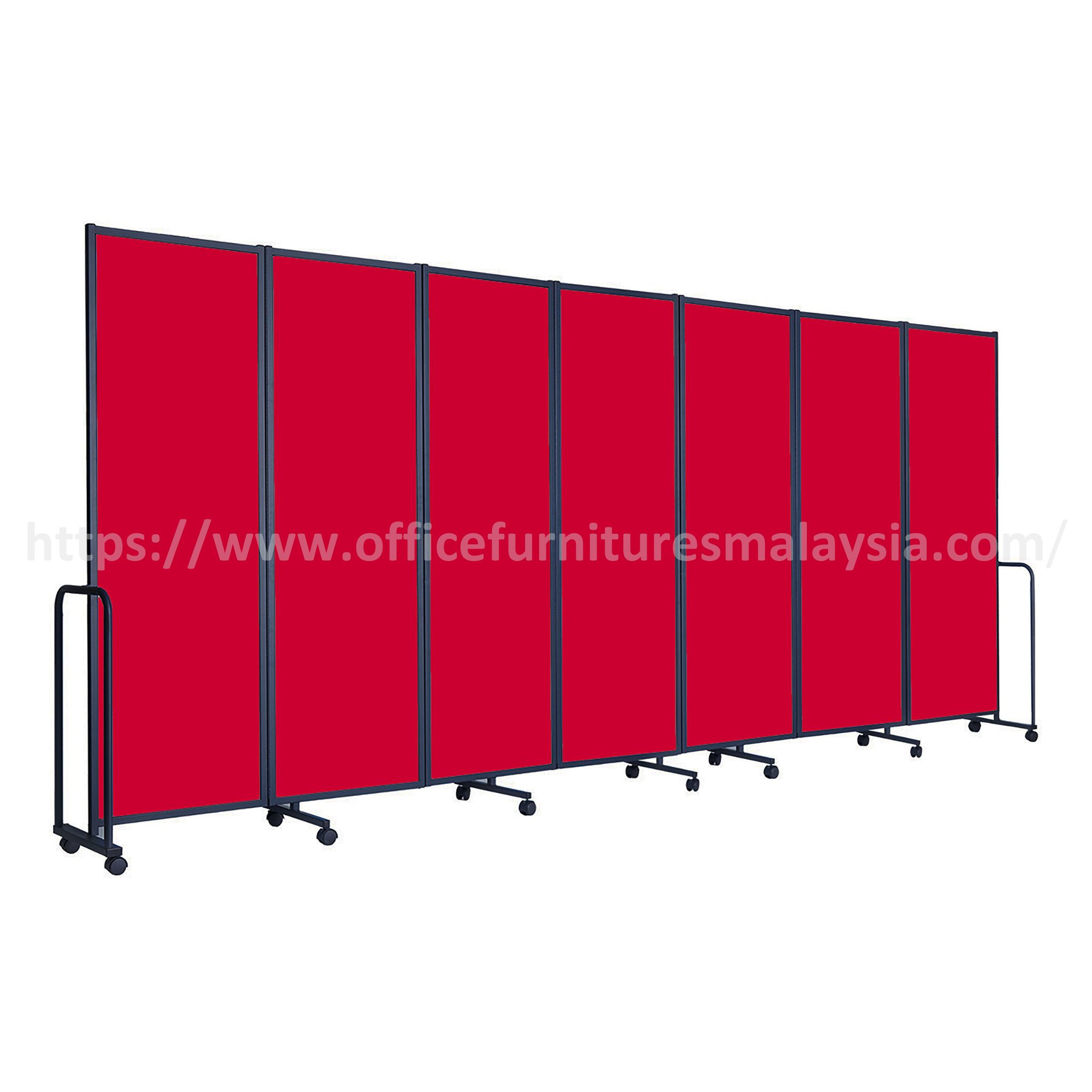 7 Panel Mobile Double-Sided Velvet Display Panel Stand Nilai Semenyih Bukit Raja