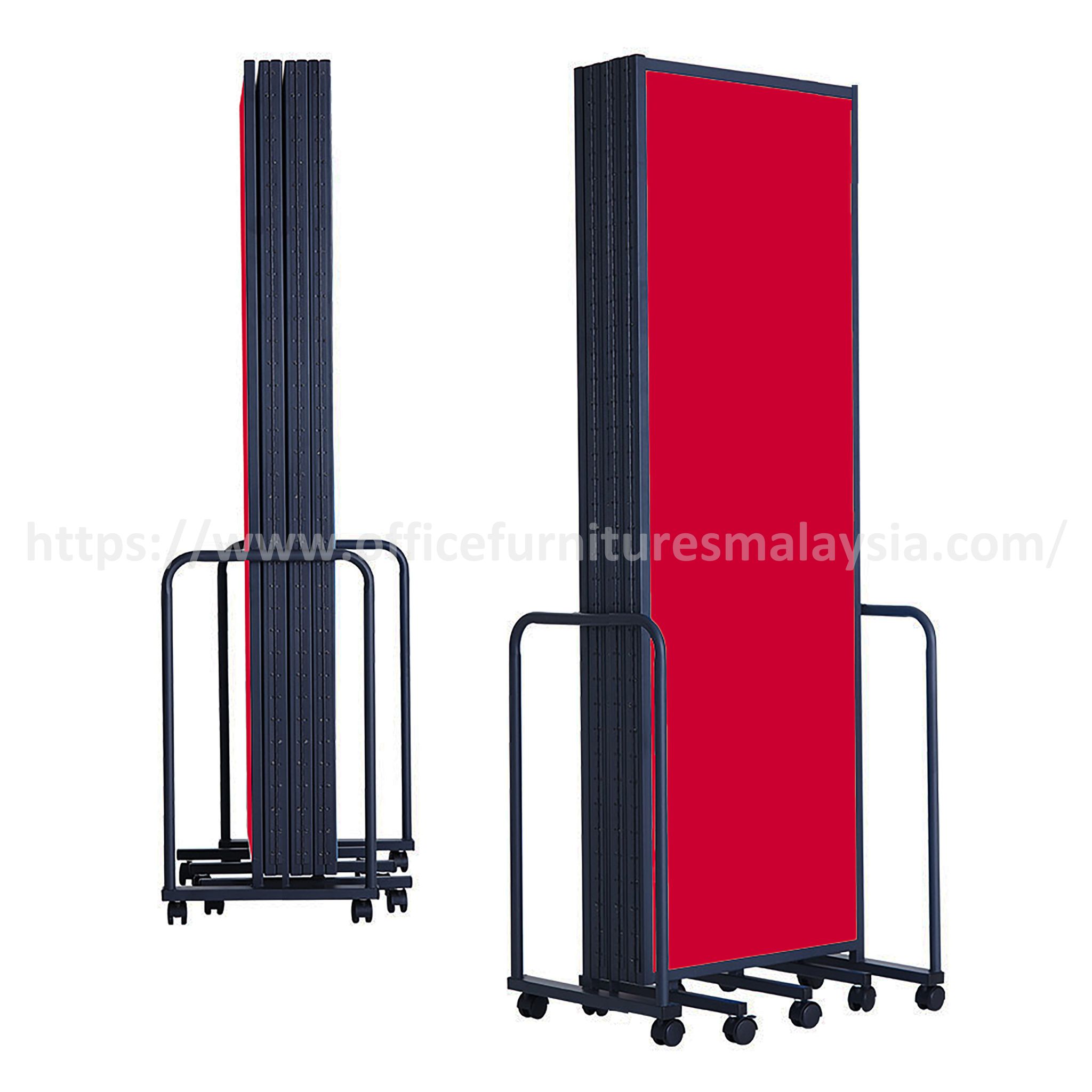 7 Panel Mobile Double-Sided Velvet Display Panel Stand Shah Alam Semenyih Selangor
