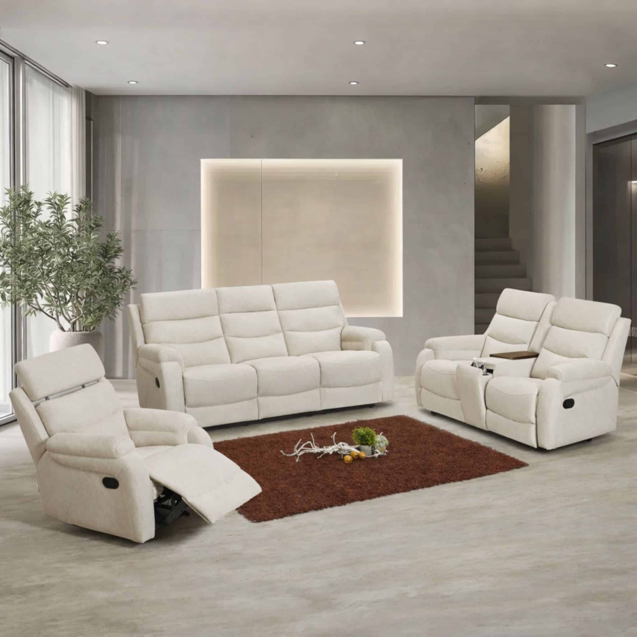 Romary Recliner Sofa Set Rimbayu Jalan Kebun Berjaya Park
