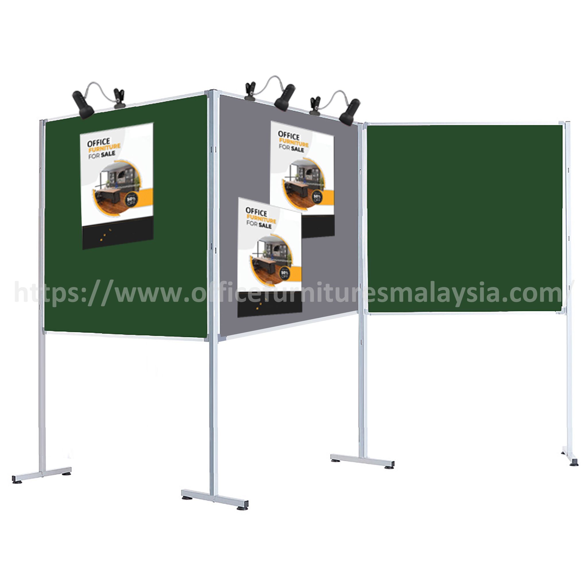 4 ft x 4 ft Altitude Freestanding 3-Panel Office Divider Wangsa Maju Selayang Kelana Jaya
