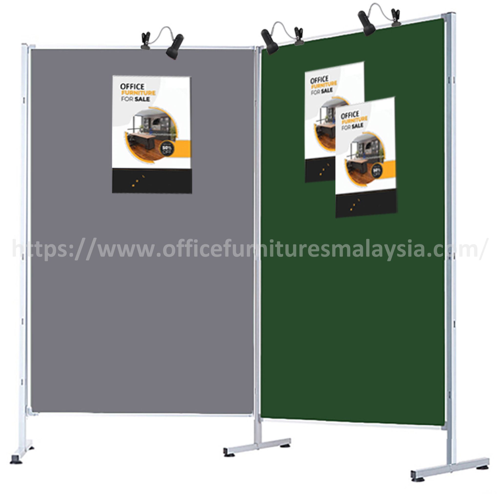 4 ft x 6 ft Altitude Freestanding 2-Panel Office Divider Kota Kemuning Selayang Batang Kali