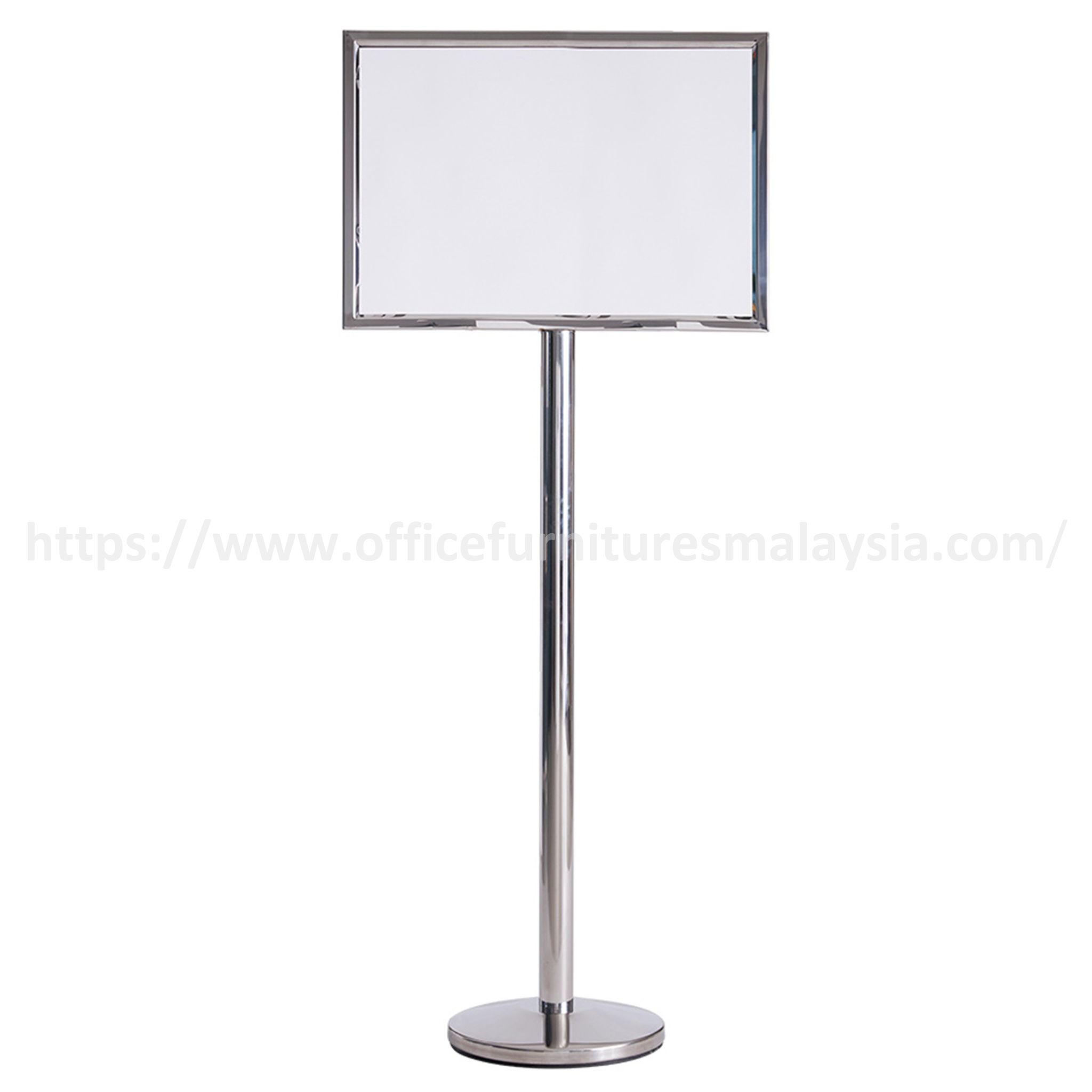 Landscape Stainless Steel Sign A3 Board Stand Batang Kali Puchong Selayang
