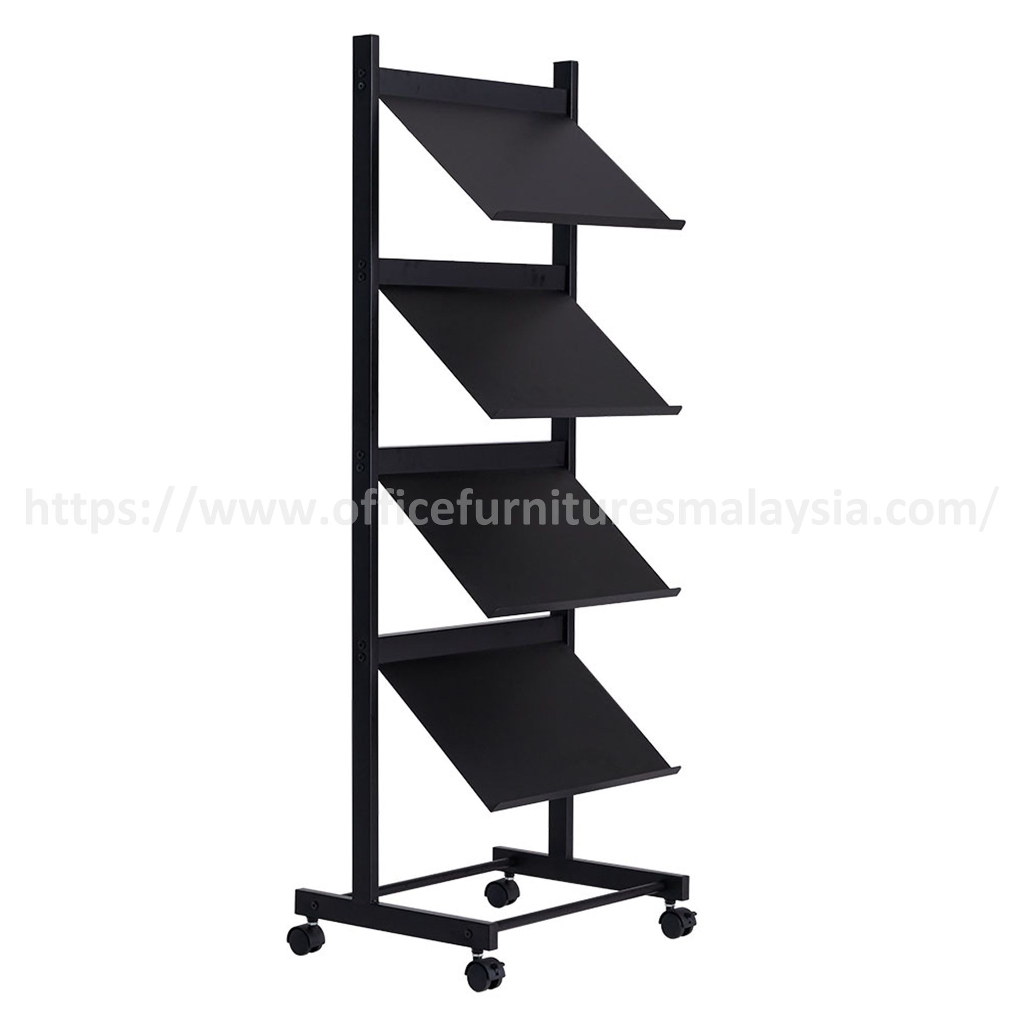 4 Tier Metal Tray Plate Book Magazine Rack With Wheel Jenjarom Kuala Lumpur Serendah