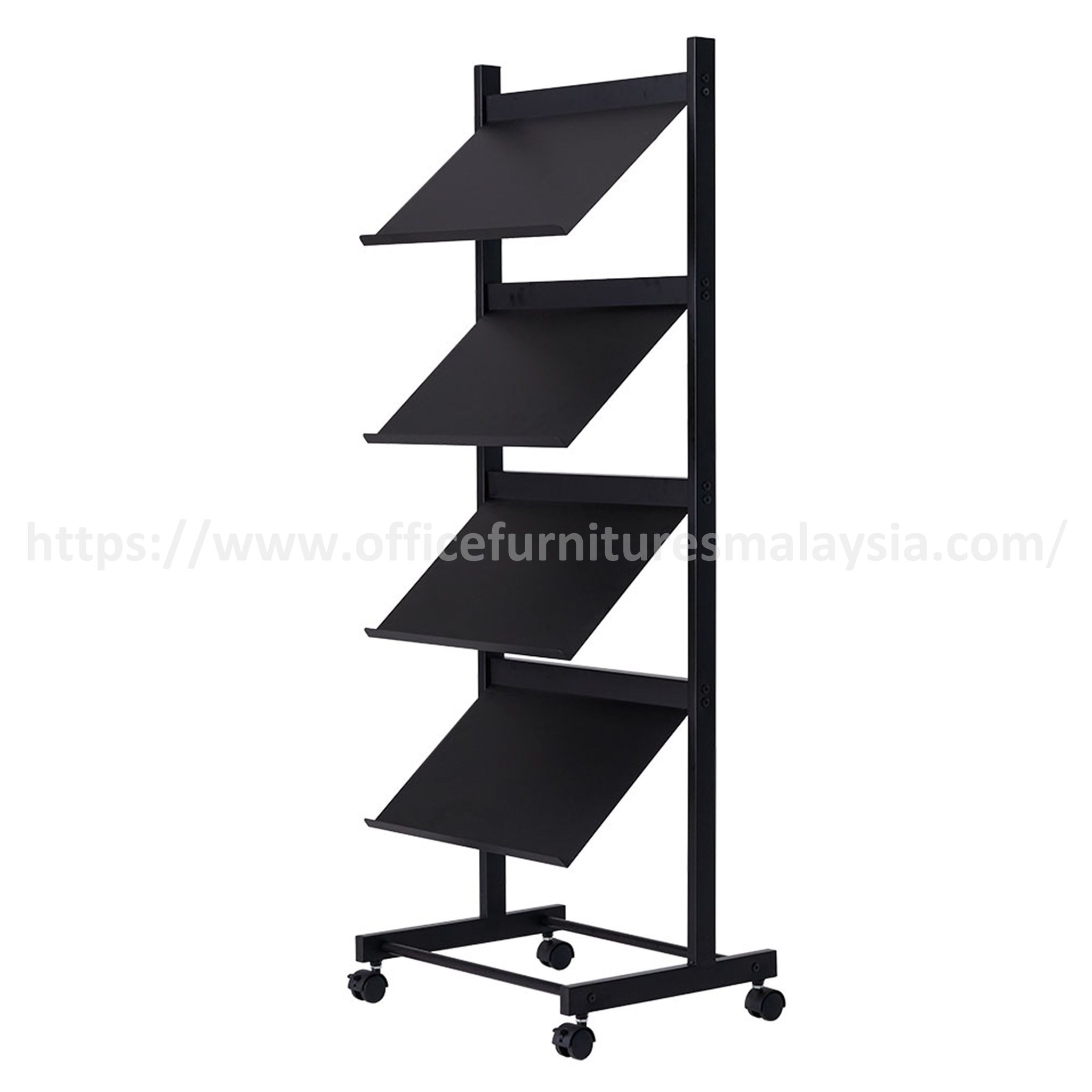 4 Tier Metal Tray Plate Book Magazine Rack With Wheel Subang Jaya Kelana Jaya Batu Caves