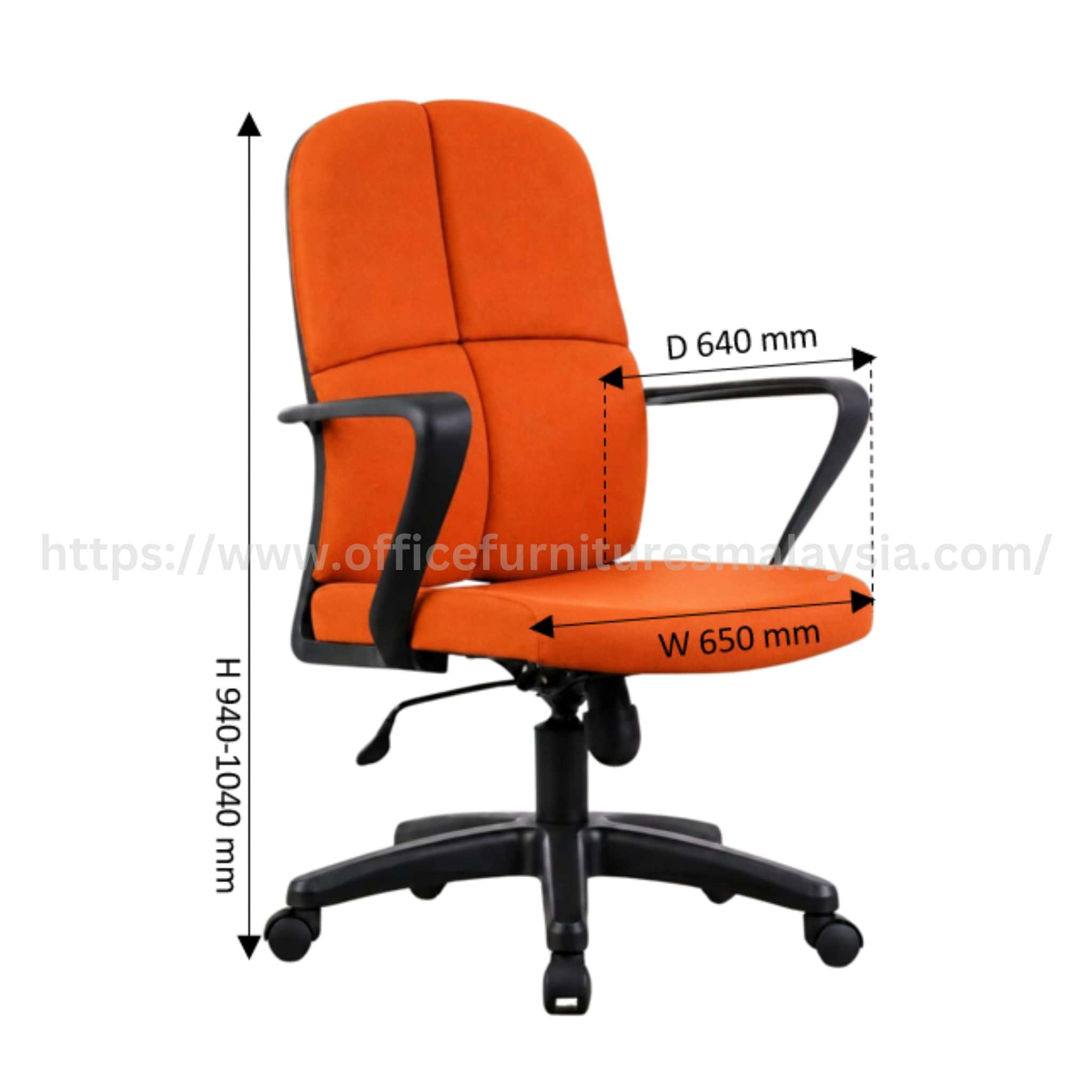 Cento Executive Mediumback Chair Selayang Sunway Klang