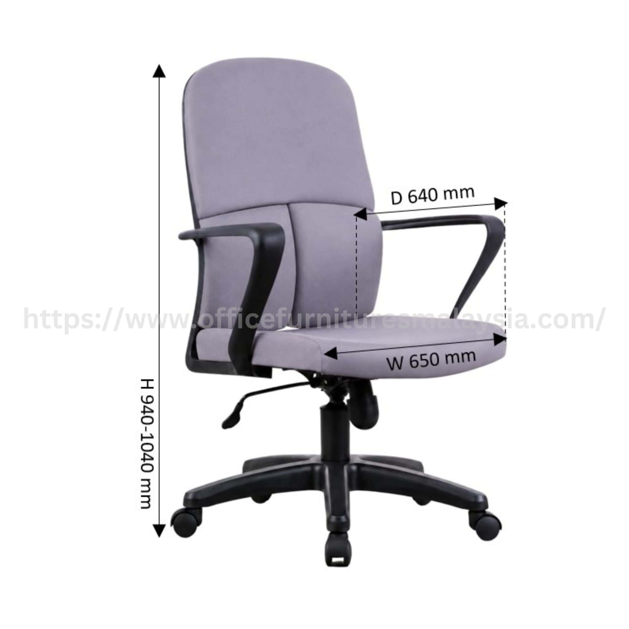 Elio Executive Mediumback Chair Cyberjaya Segambut Sentul