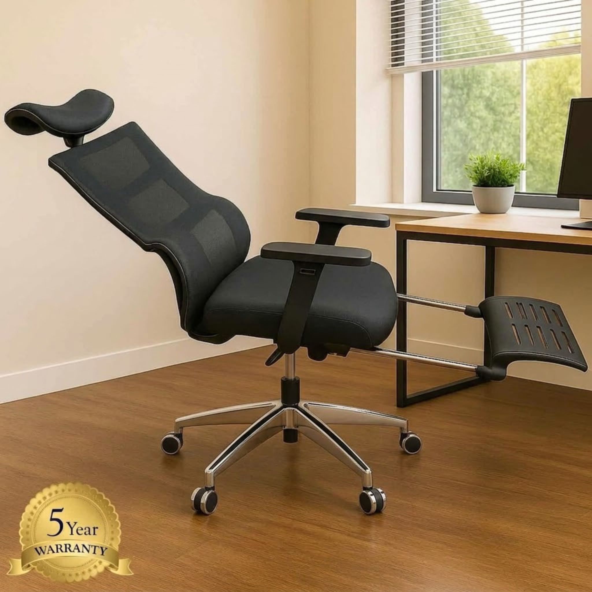 ErgoFlex Reclining Mesh Chair Aluminium Leg Pelabuhan Klang Nilai Sentul
