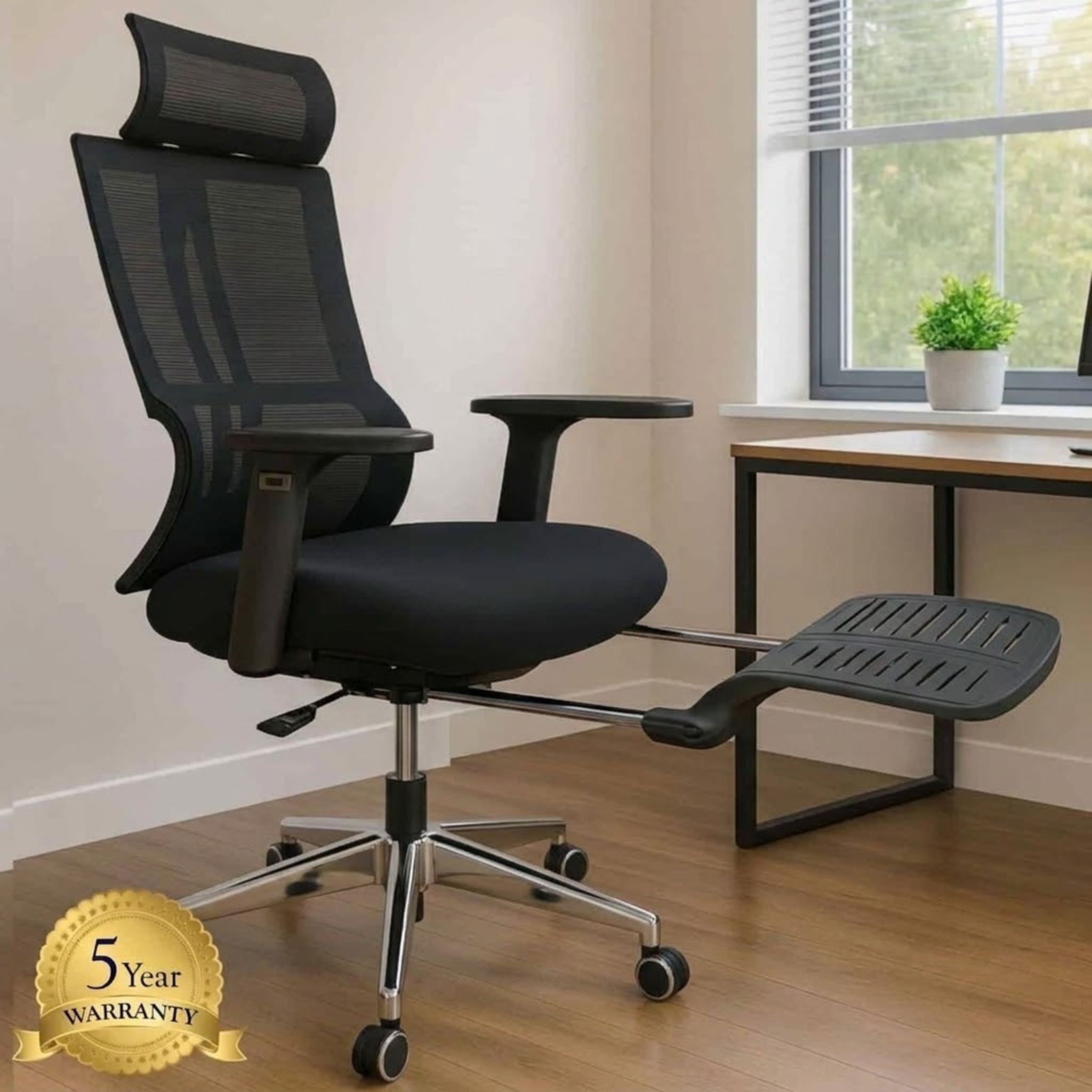 ErgoFlex Reclining Mesh Chair Aluminium Leg Sentul Selayang Damansara