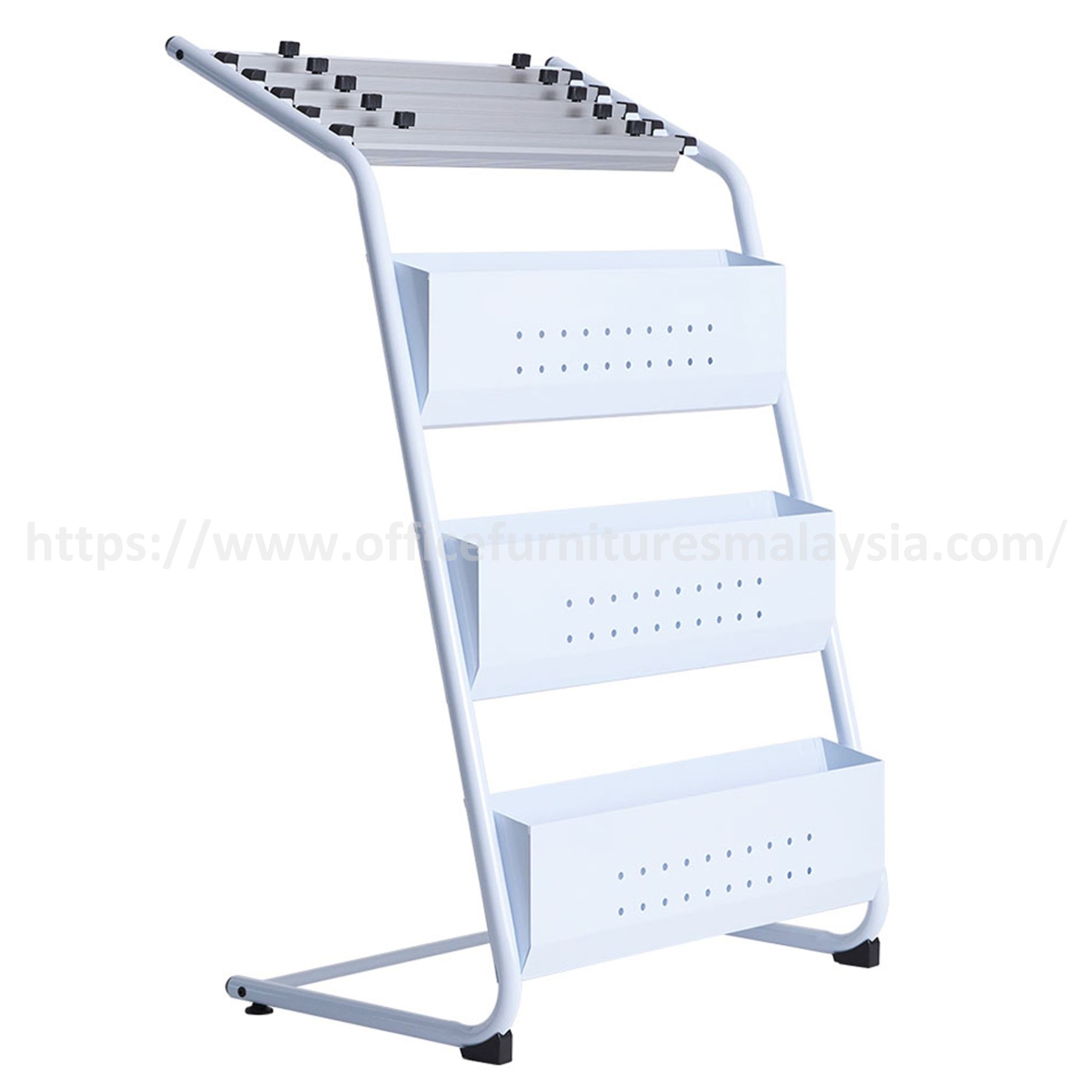 High Quality Newspaper Clamp Magazine Rack Stand Bukit Raja Damansara