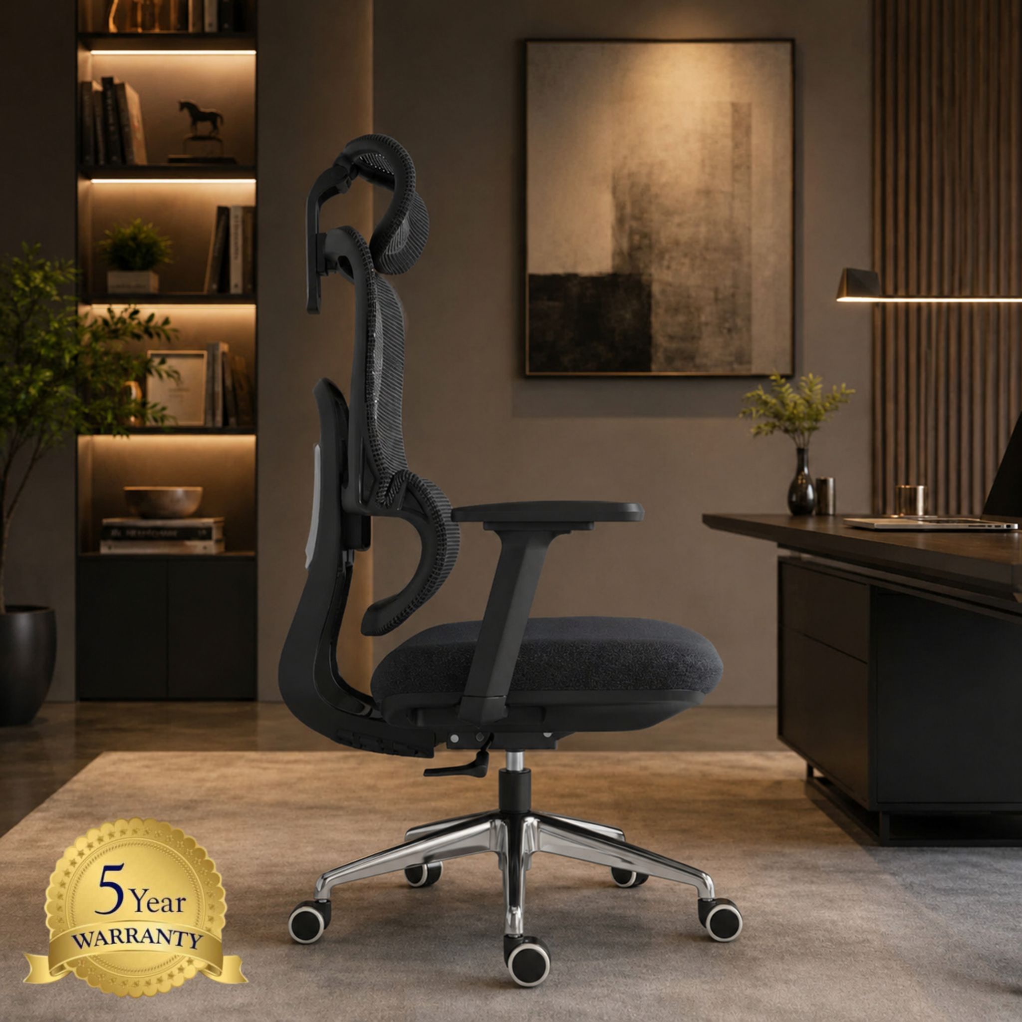 Hover Highback Mesh Chair Aluminium Leg Pandamaran Klang Telok Panglima Garang