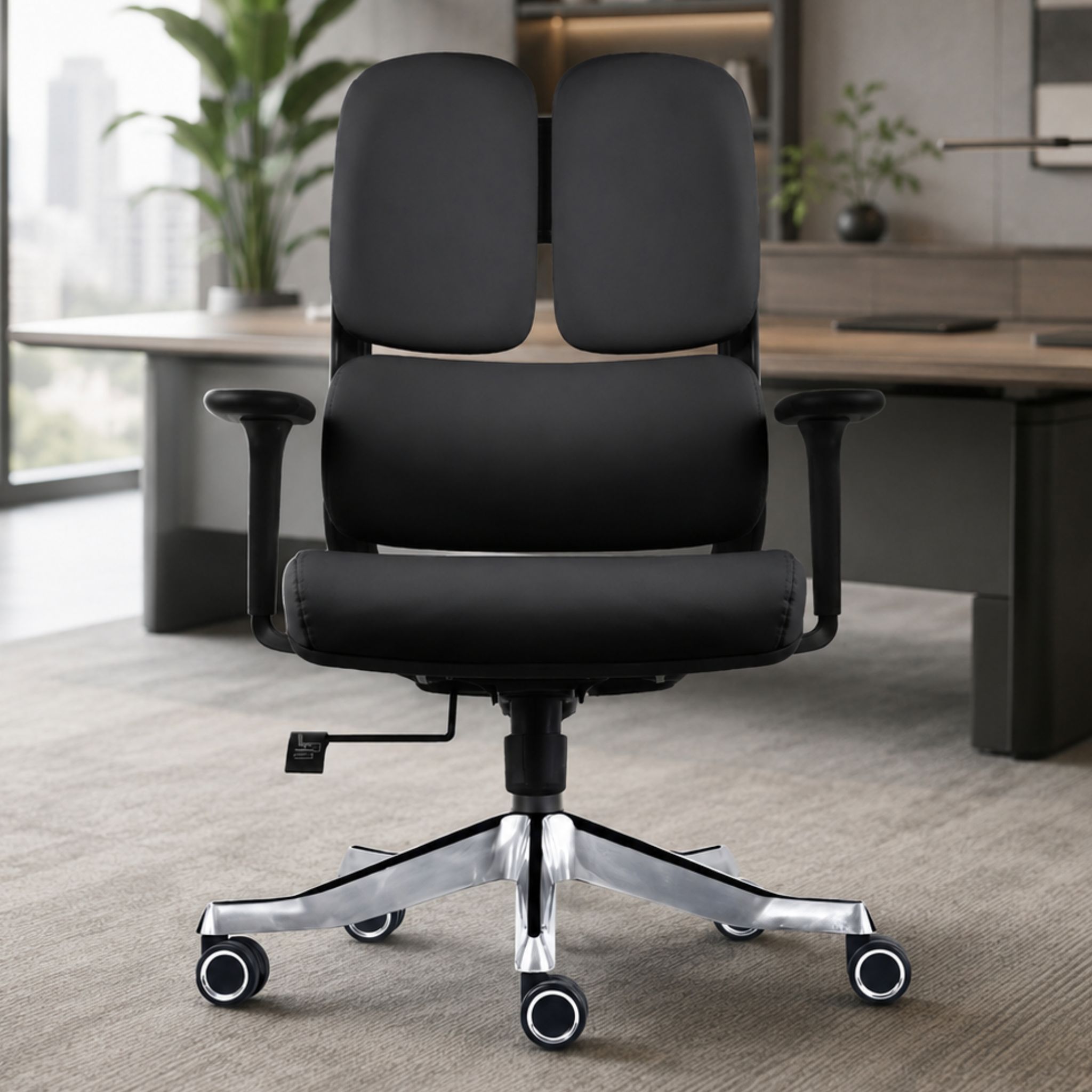 Vertex Executive Mediumback Chair Aluminium Leg Selayang Batu Caves Gombak
