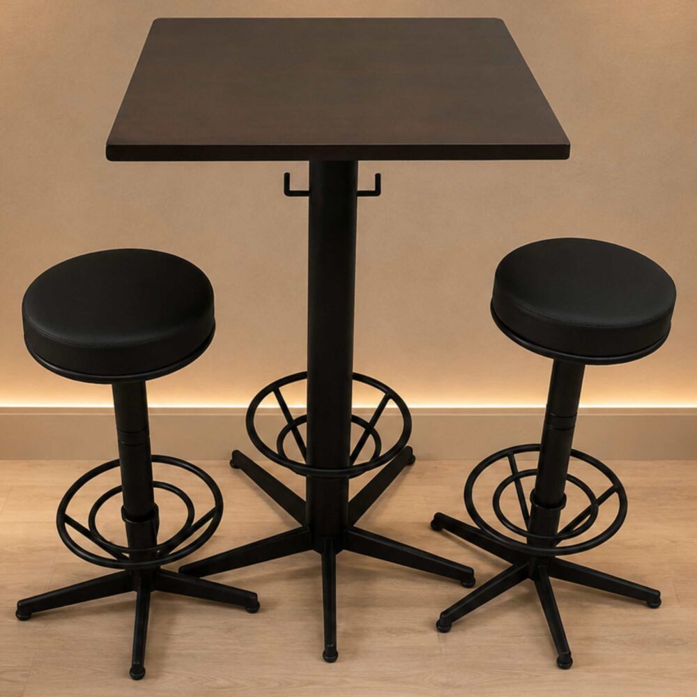 2.5ft 3 Piece Square Height Bar Table Dining Set with cushion Dengkil Banting Bangi 2.5ft 3 Piece Square Height Bar Table Dining Set with cushion Dengkil Banting Bangi
