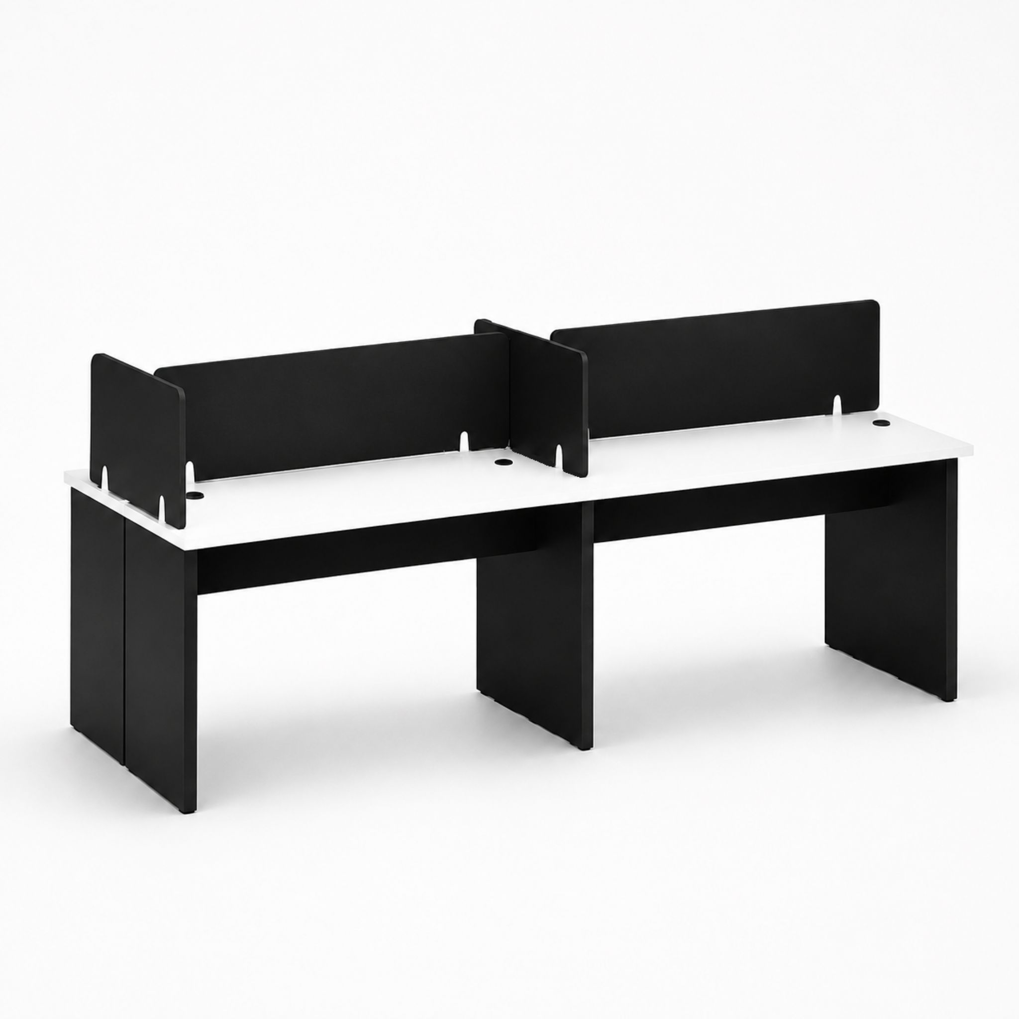 4 ft Metro Workstation 4 Seater Desk Setia Alam Kota Kemuning Bukit Rimau