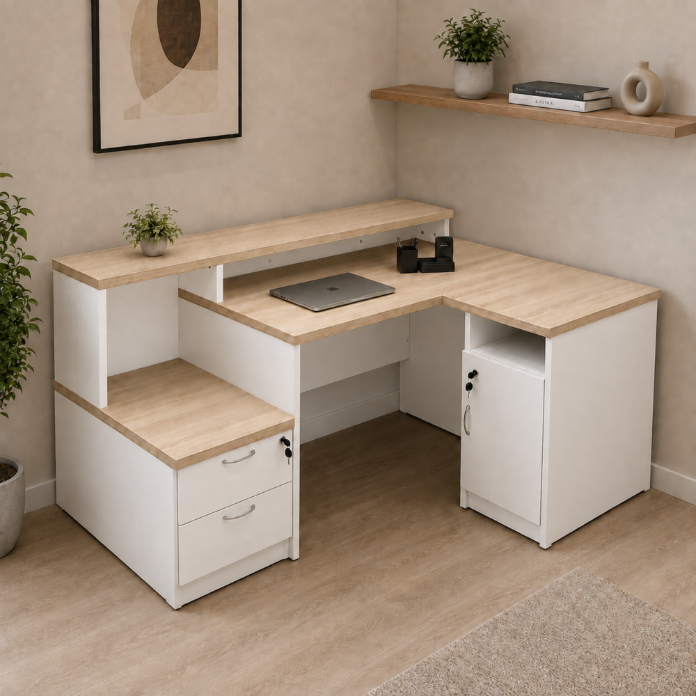 6 ft x 4 ft Aurevia L-shaped Table with Storage Setapak Wangsa Maju Segambut 6 ft x 4 ft Aurevia L-shaped Table with Storage Setapak Wangsa Maju Segambut