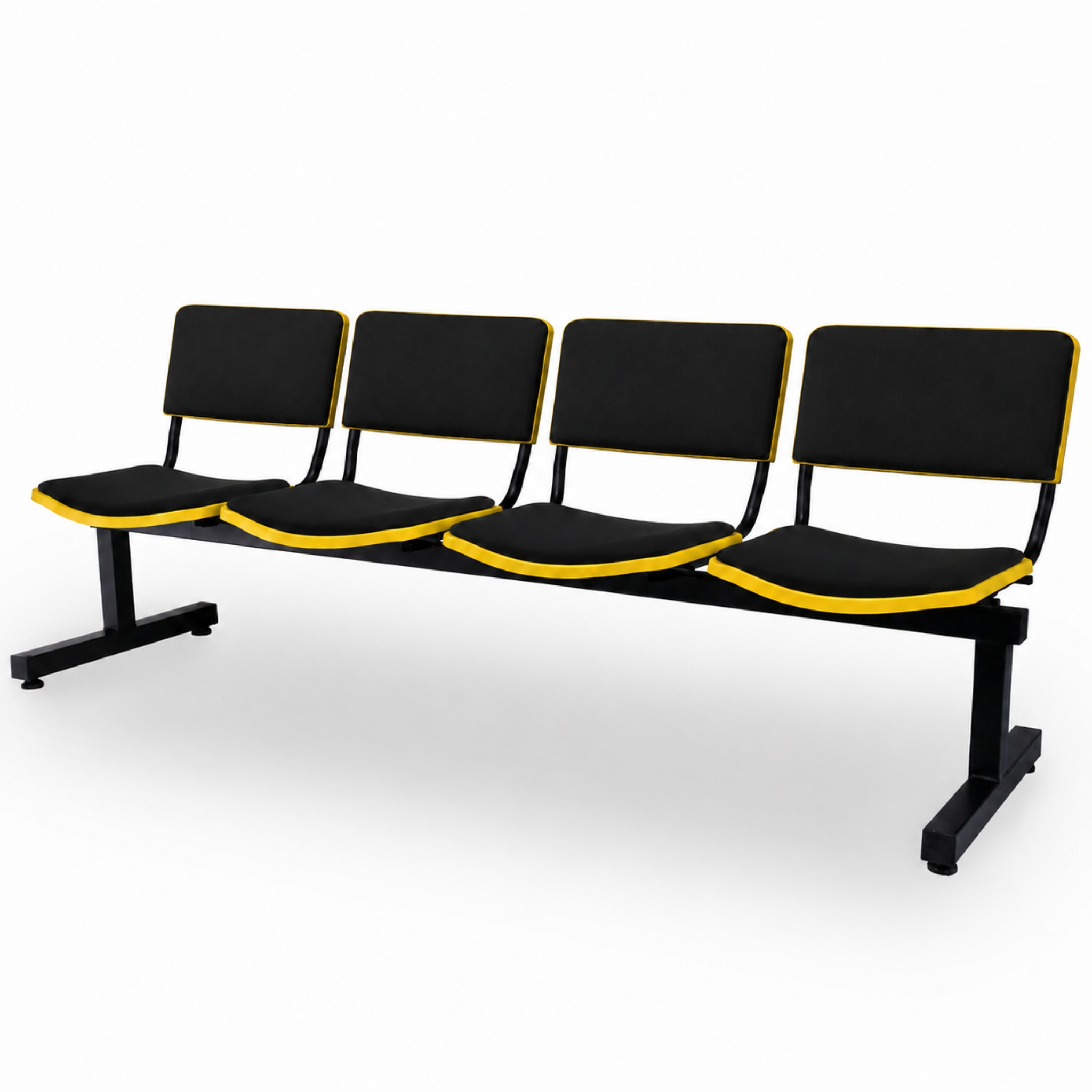 Affable 4 Seater Link Chair with Backrest & Seat Padded Bangi Selayang Serdang