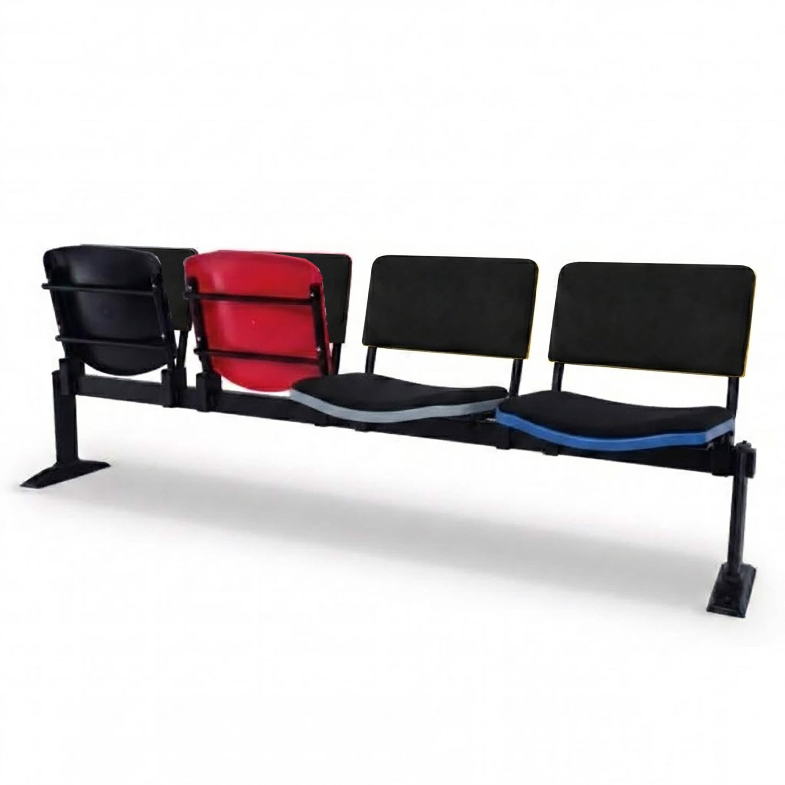 Alliance 4 Seater Link Chair with Backrest & Seat Padded Bangi Selayang Serdang