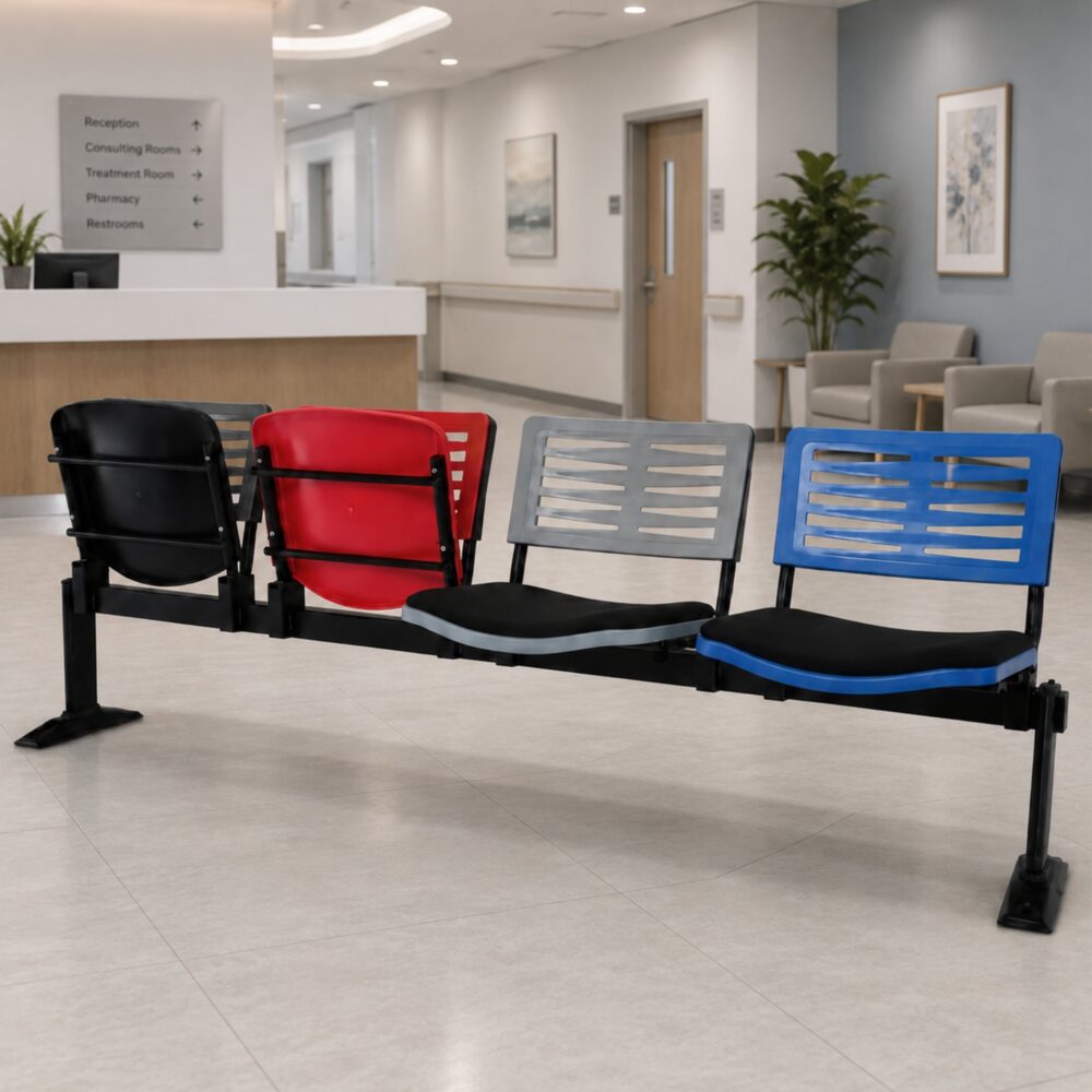 Alliance 4 Seater Link Chair with Seat Padded Klang Selayang Bukit Tinggi