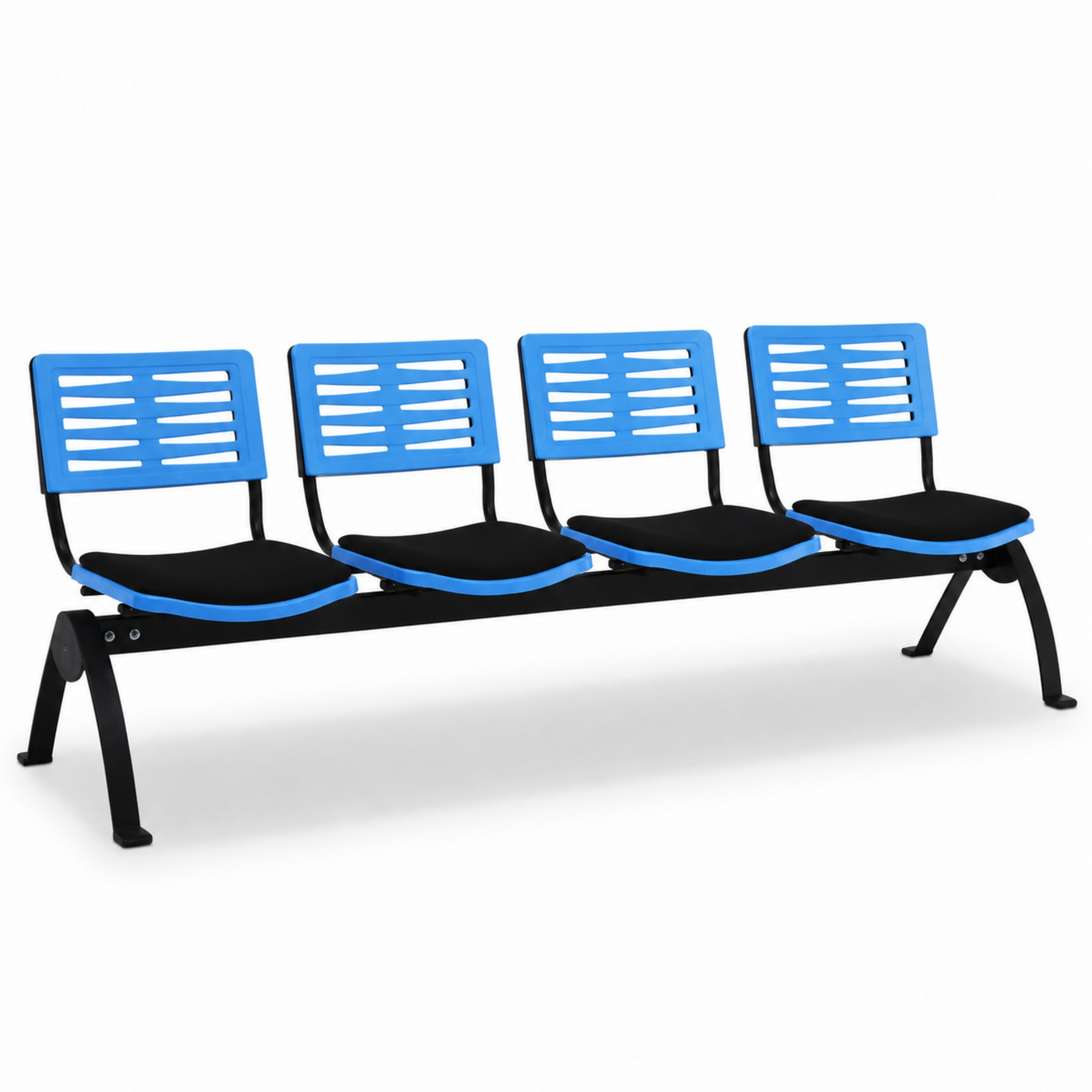 Bino 4 Seater Link Chair with Seat Padded Sepang Salak Tinggi Nilai