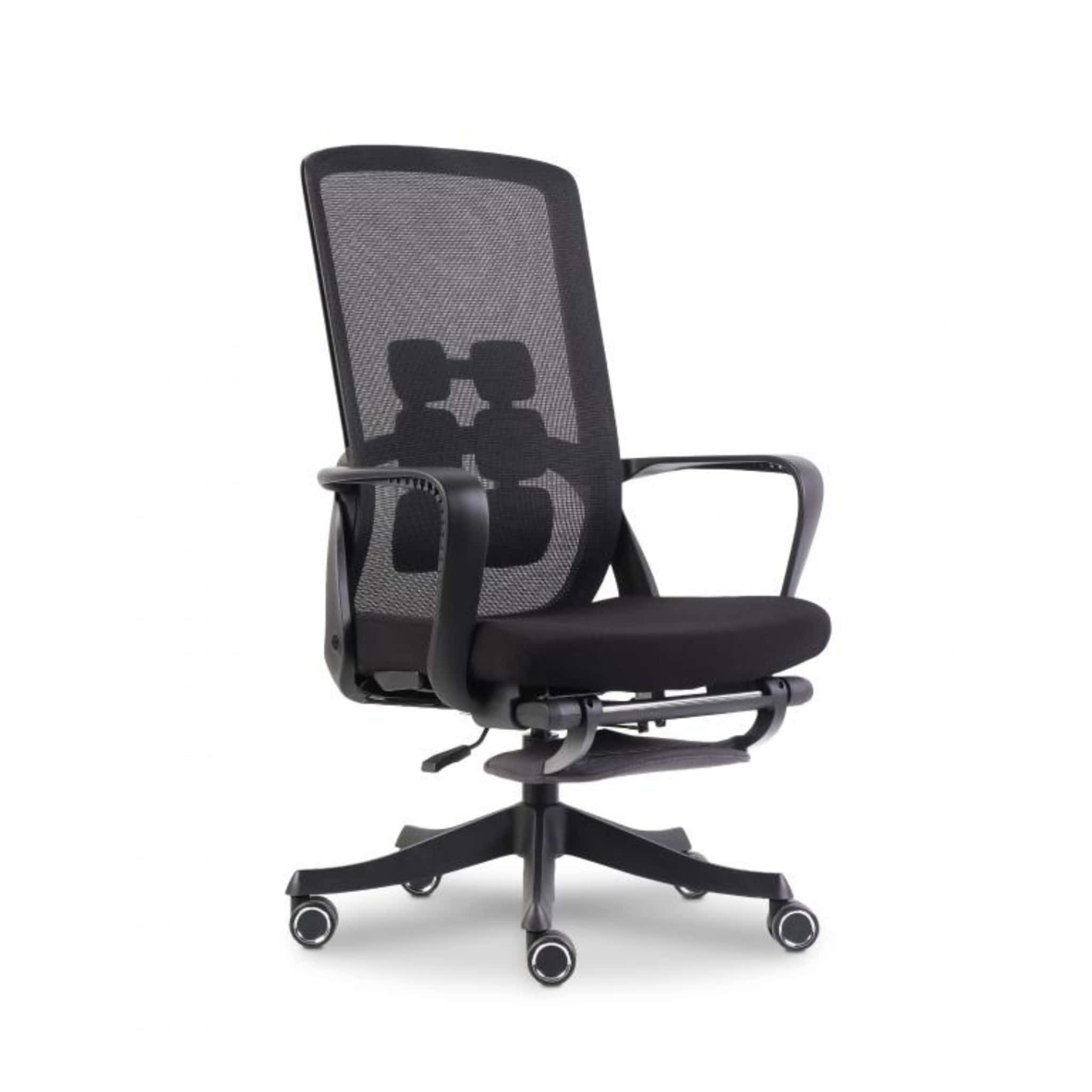 Bravio Mediumback Reclining Mesh Chair with Footrest Gombak Rawang Sungai Buloh